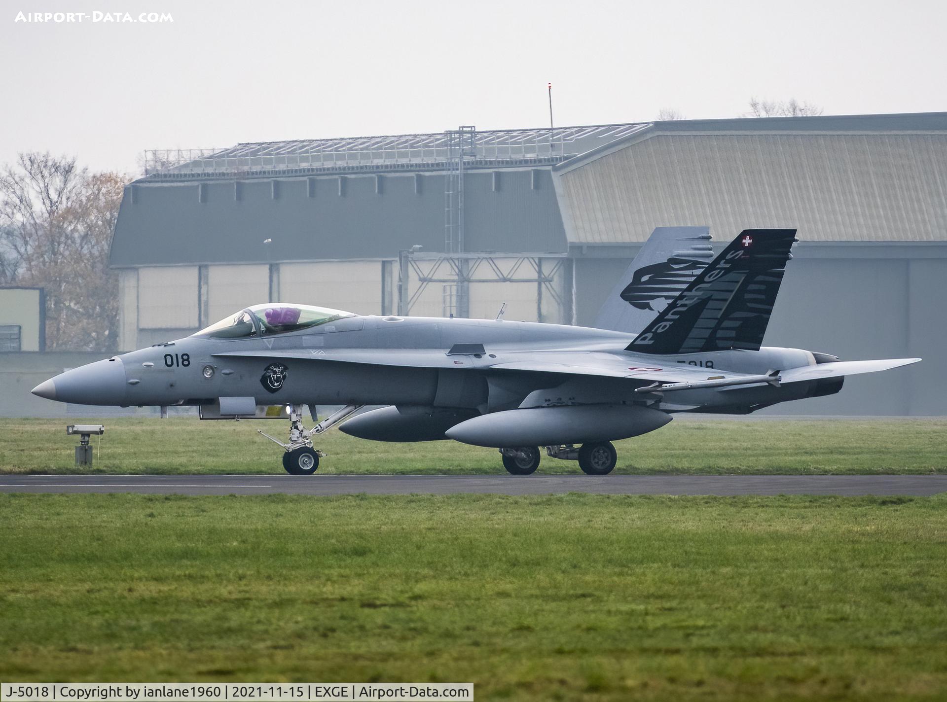 J-5018, 1998 McDonnell Douglas F/A-18C Hornet C/N 1366, Fliegerstaffel 18 (18 Squadron) Panthers special tail Yorknite 2021