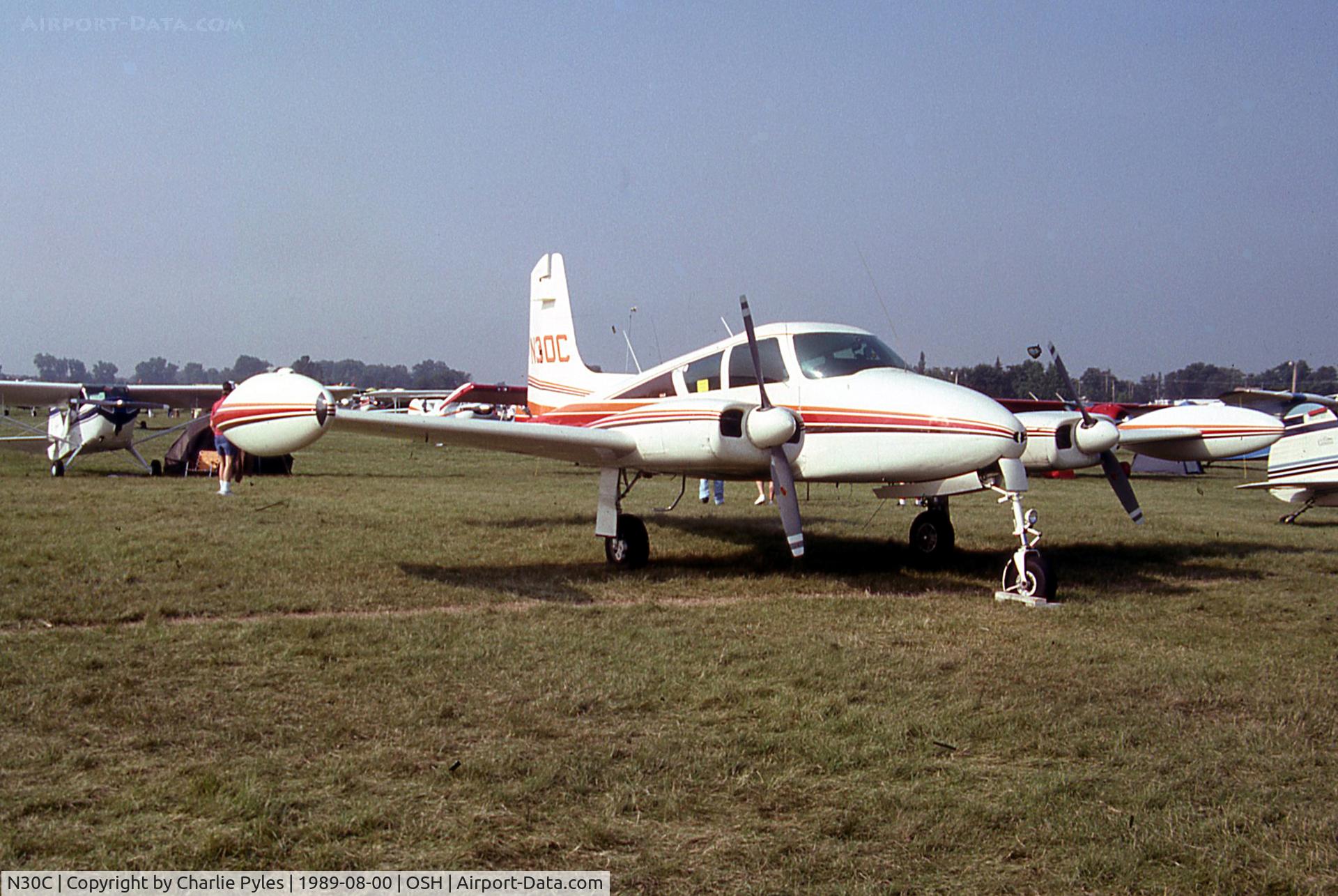 N30C, 1955 Cessna 310 C/N 35030, Oshkosh 1989