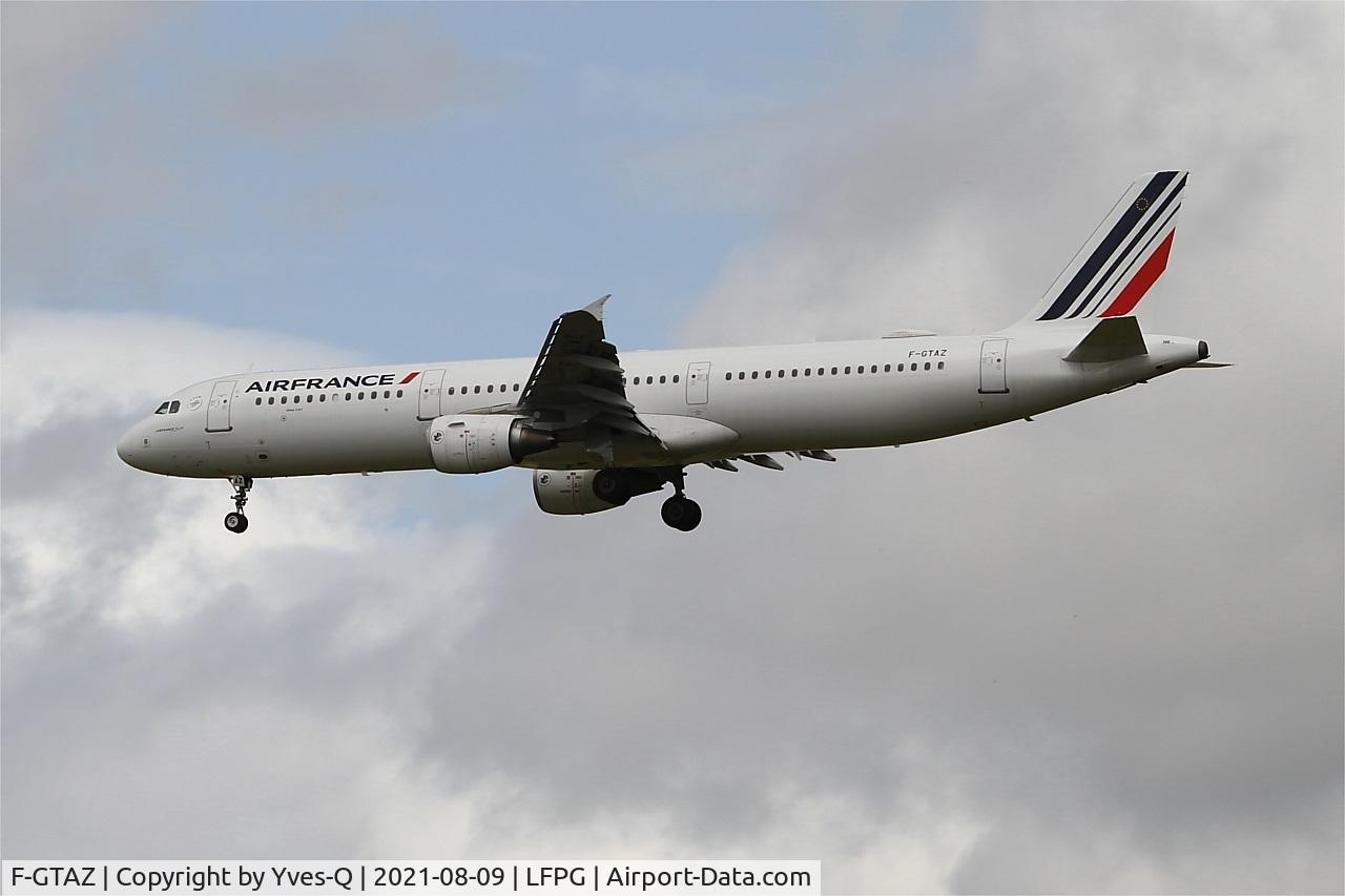 F-GTAZ, 2011 Airbus A321-212 C/N 4901, Airbus A321-212, On final rwy 26L, Roissy Charles De Gaulle airport (LFPG-CDG)