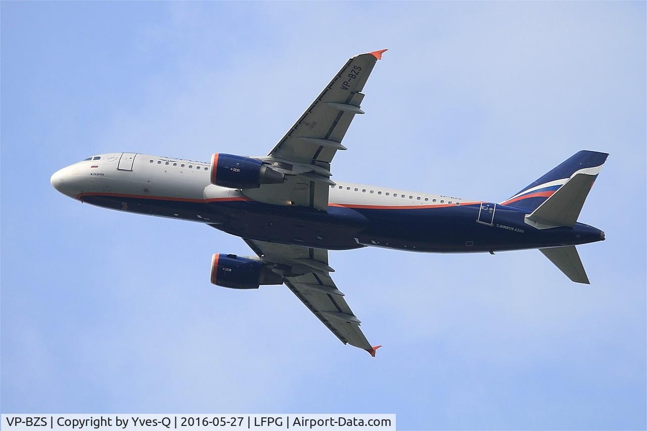 VP-BZS, 2008 Airbus A320-214 C/N 3644, Airbus A320-214, Climbing from rwy 27L, Roissy Charles De Gaulle airport (LFPG-CDG)