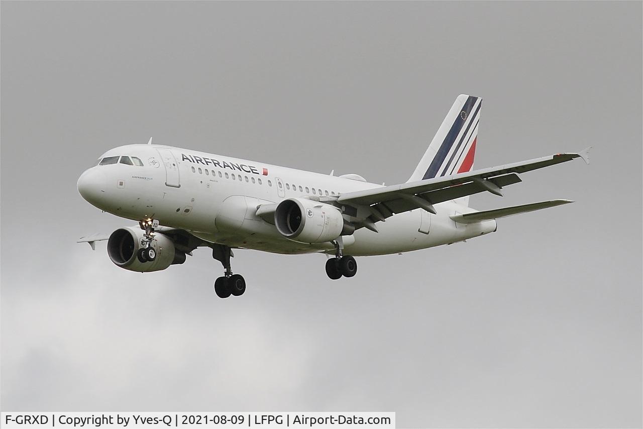 F-GRXD, 2002 Airbus A319-111 C/N 1699, Airbus A319-111, Short approachrwy 26L, Roissy Charles De Gaulle airport (LFPG-CDG)