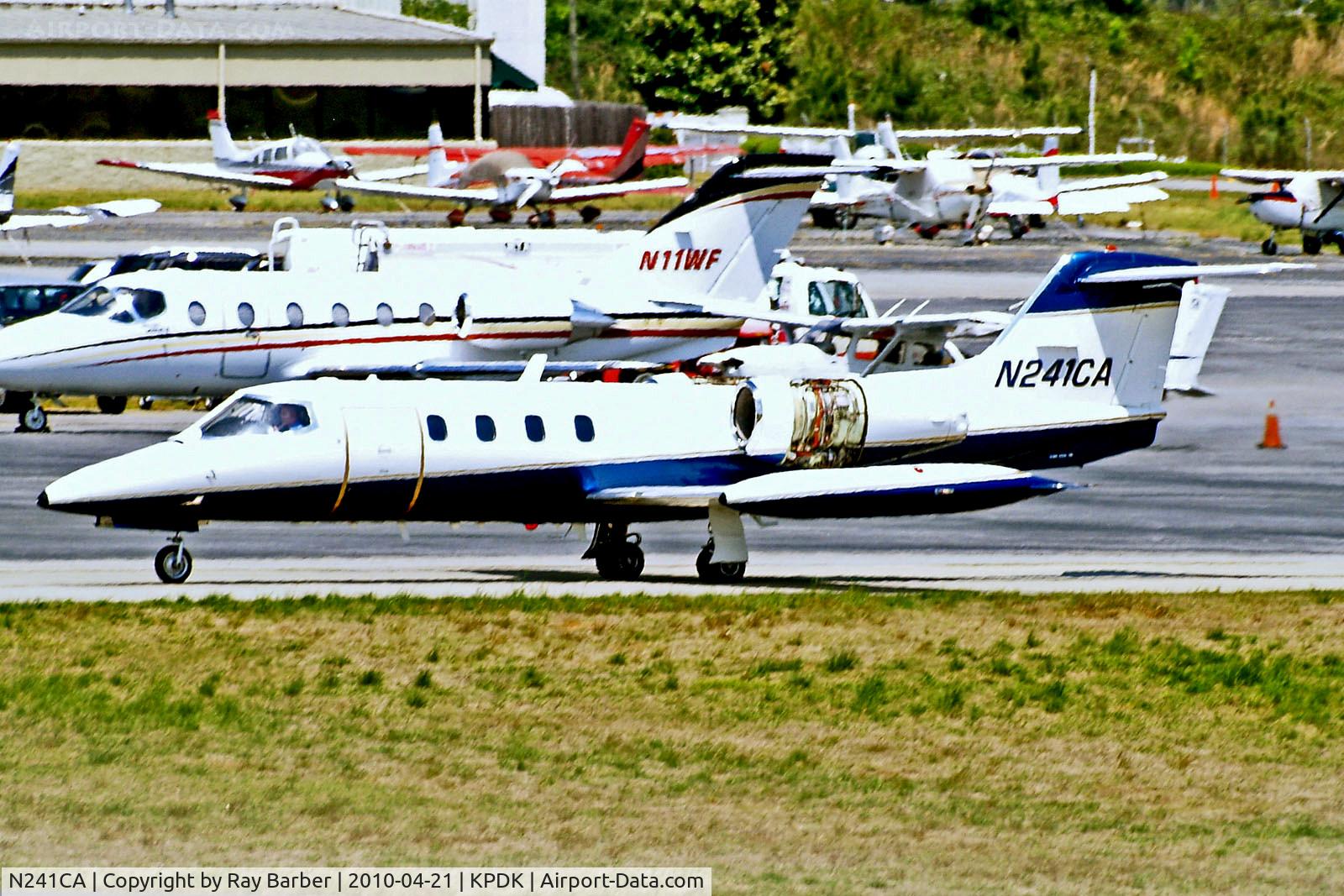 N241CA, 1977 Gates Learjet 35A C/N 142, N241CA   Learjet 35A [35A-142] Atlanta-Dekalb Peachtree~N 21/04/2010