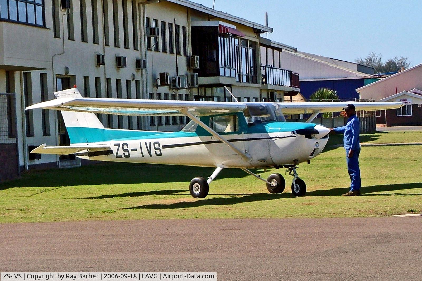 ZS-IVS, 1972 Cessna 150L C/N 150-74198, ZS-IVS   Cessna 150L [150-74198] Durban-Virginia~ZS 18/09/2006
