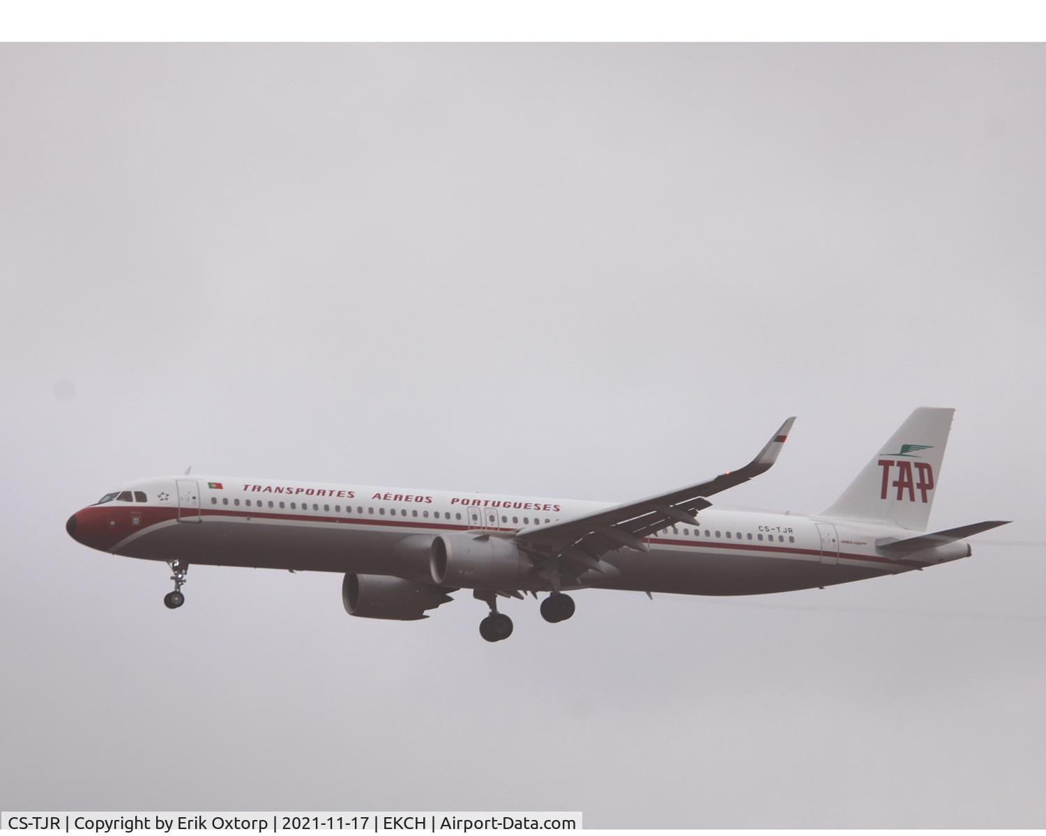 CS-TJR, 2020 Airbus A321-251NX C/N 10105, CS-TJR landing rw 22L