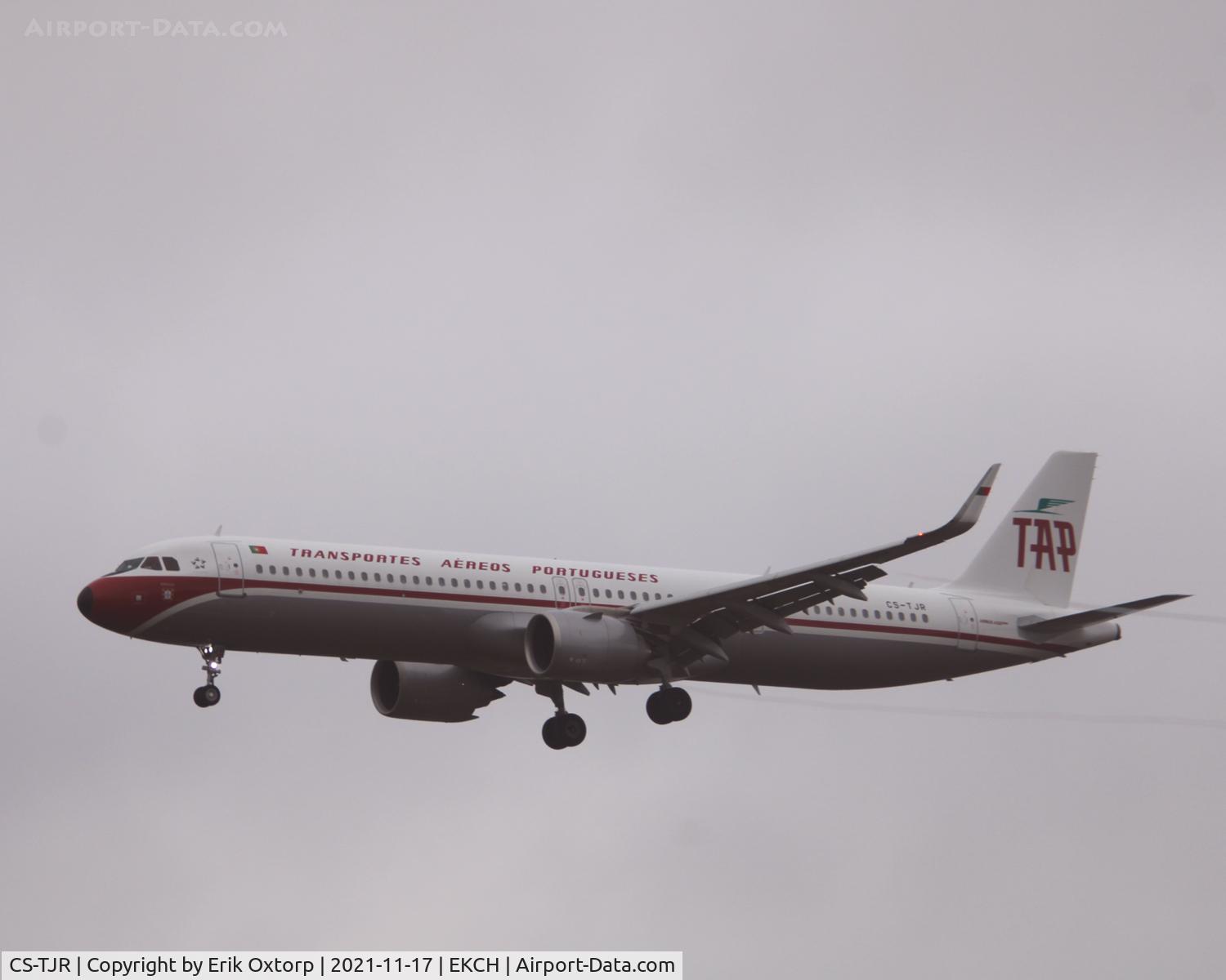 CS-TJR, 2020 Airbus A321-251NX C/N 10105, CS-TJR landing rw 22L