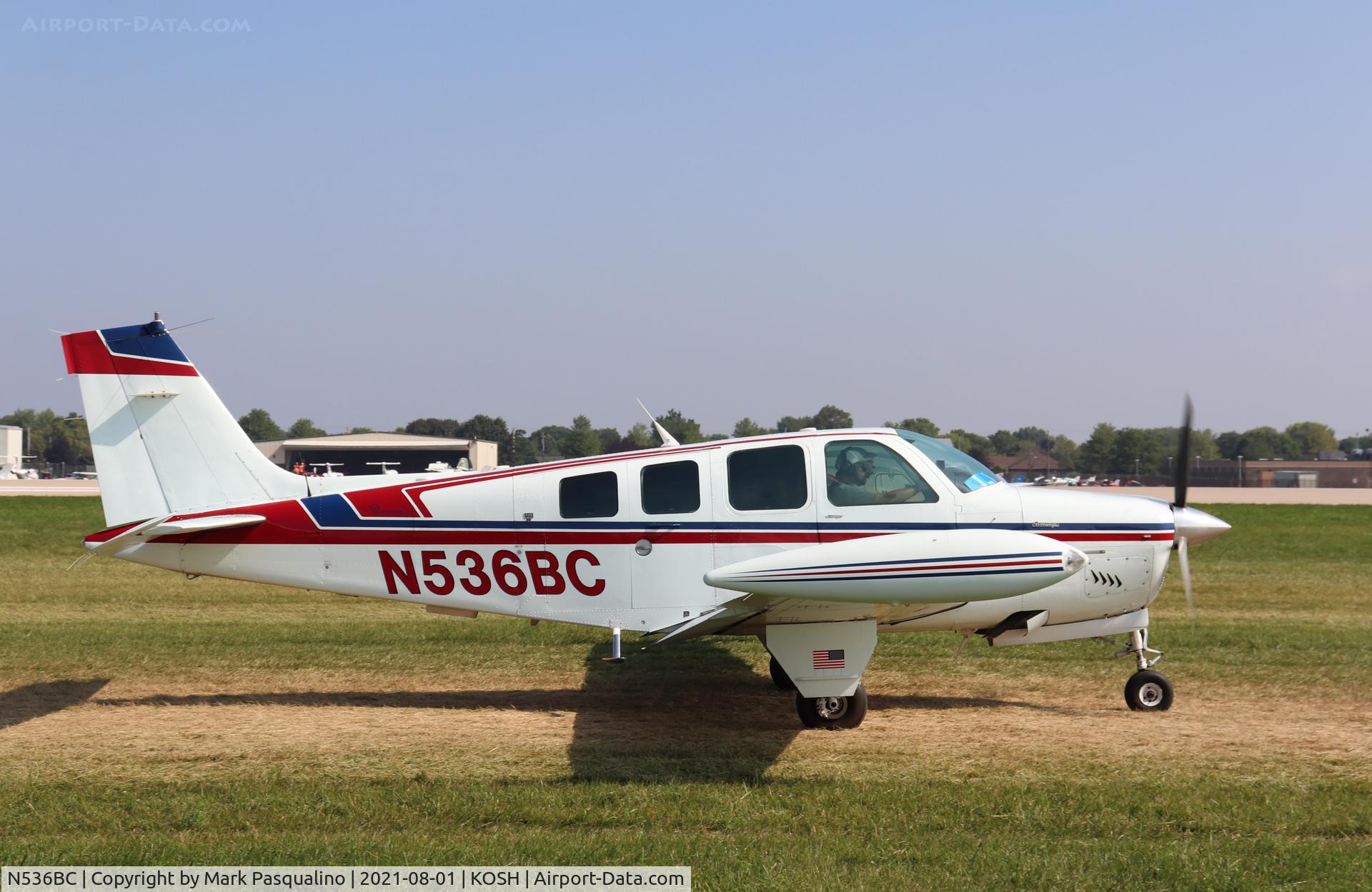 N536BC, 1984 Beech A36 Bonanza 36 C/N E-2160, Beech A36