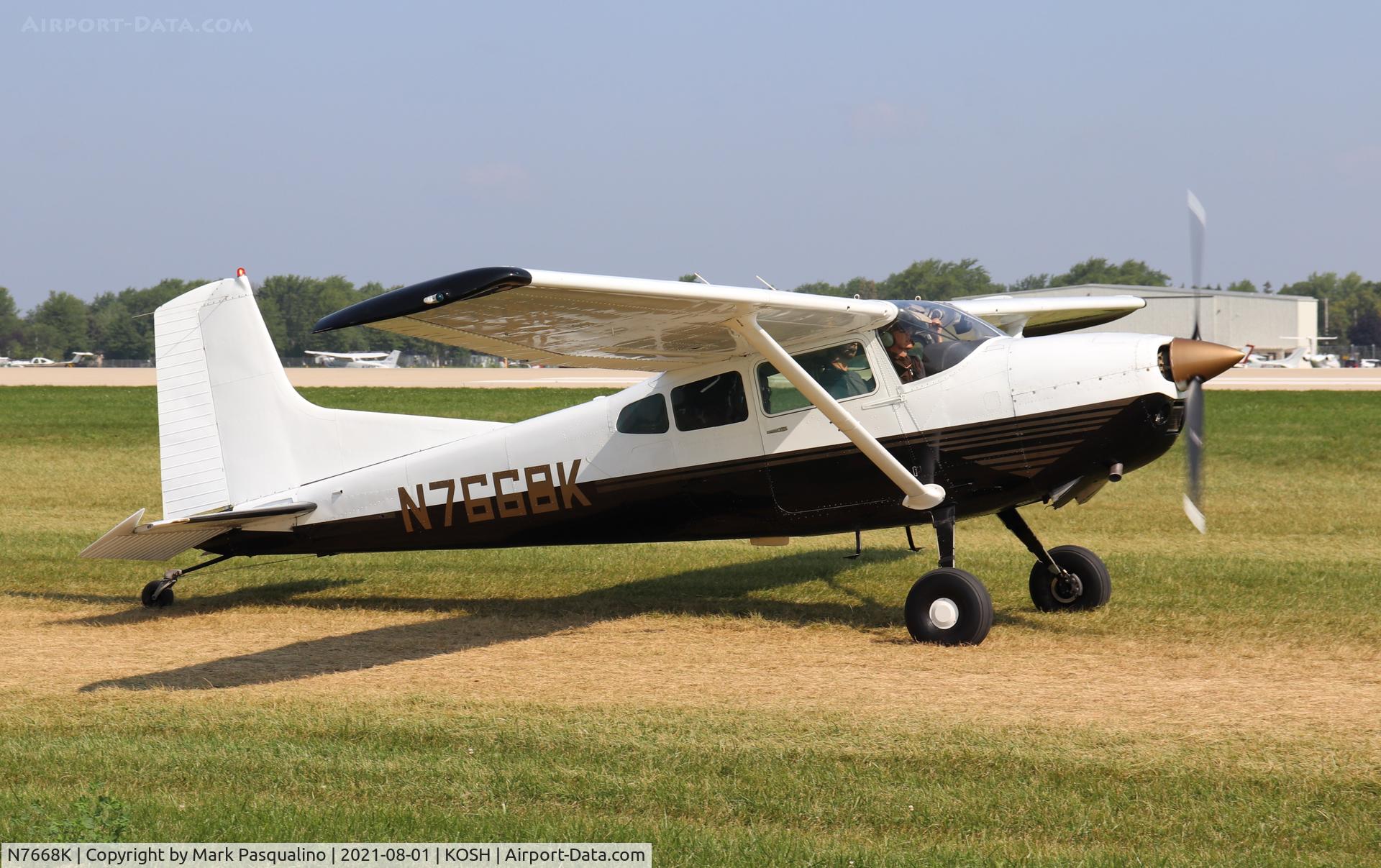N7668K, 1976 Cessna 180J C/N 18052697, Cessna 180J