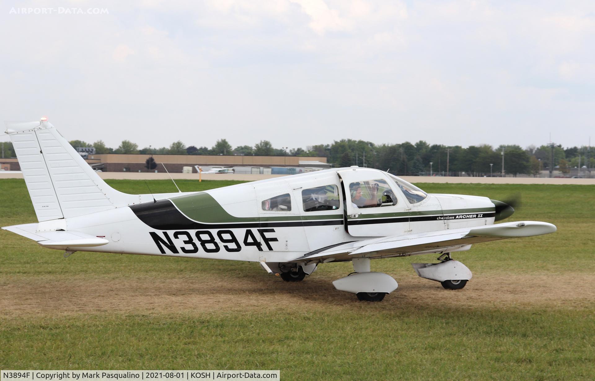 N3894F, 1976 Piper PA-28-181 C/N 28-7690459, Piper PA-28-181