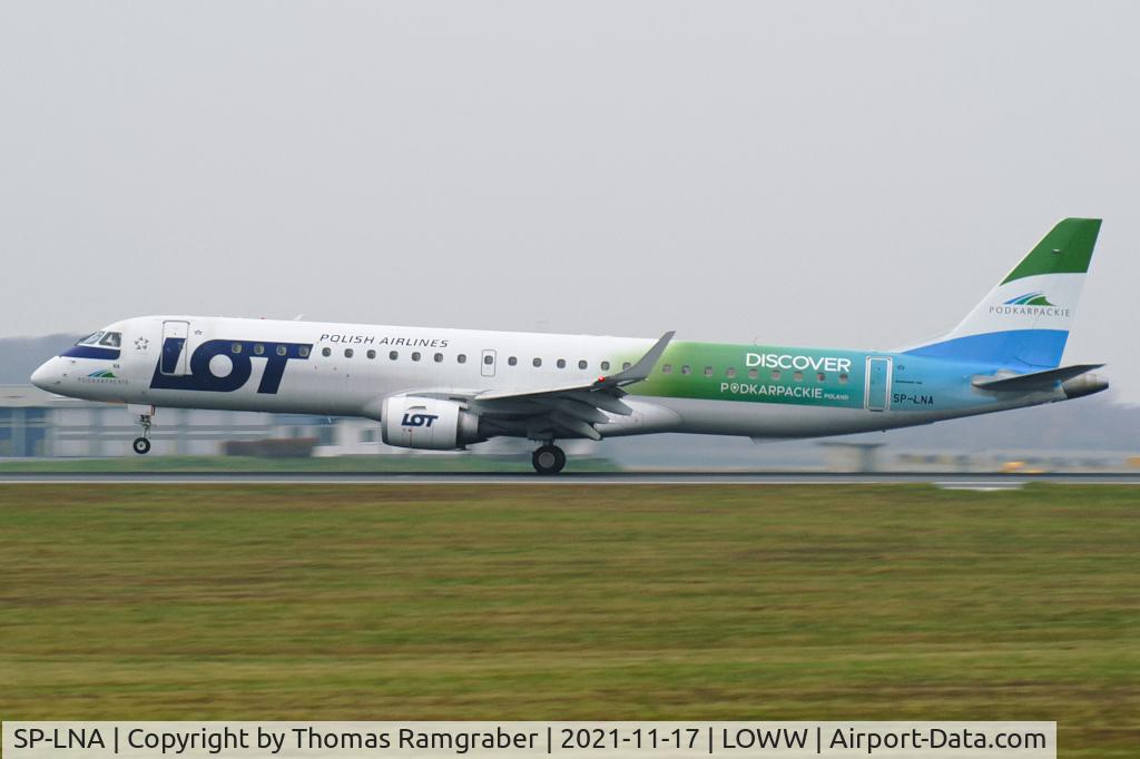 SP-LNA, 2011 Embraer 195LR (ERJ-190-200LR) C/N 19000415, LOT - Polish Airlines Embraer 195 