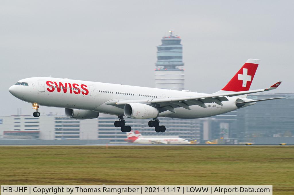 HB-JHF, 2010 Airbus A330-343X C/N 1089, Swiss International Airlines Airbus A330-300