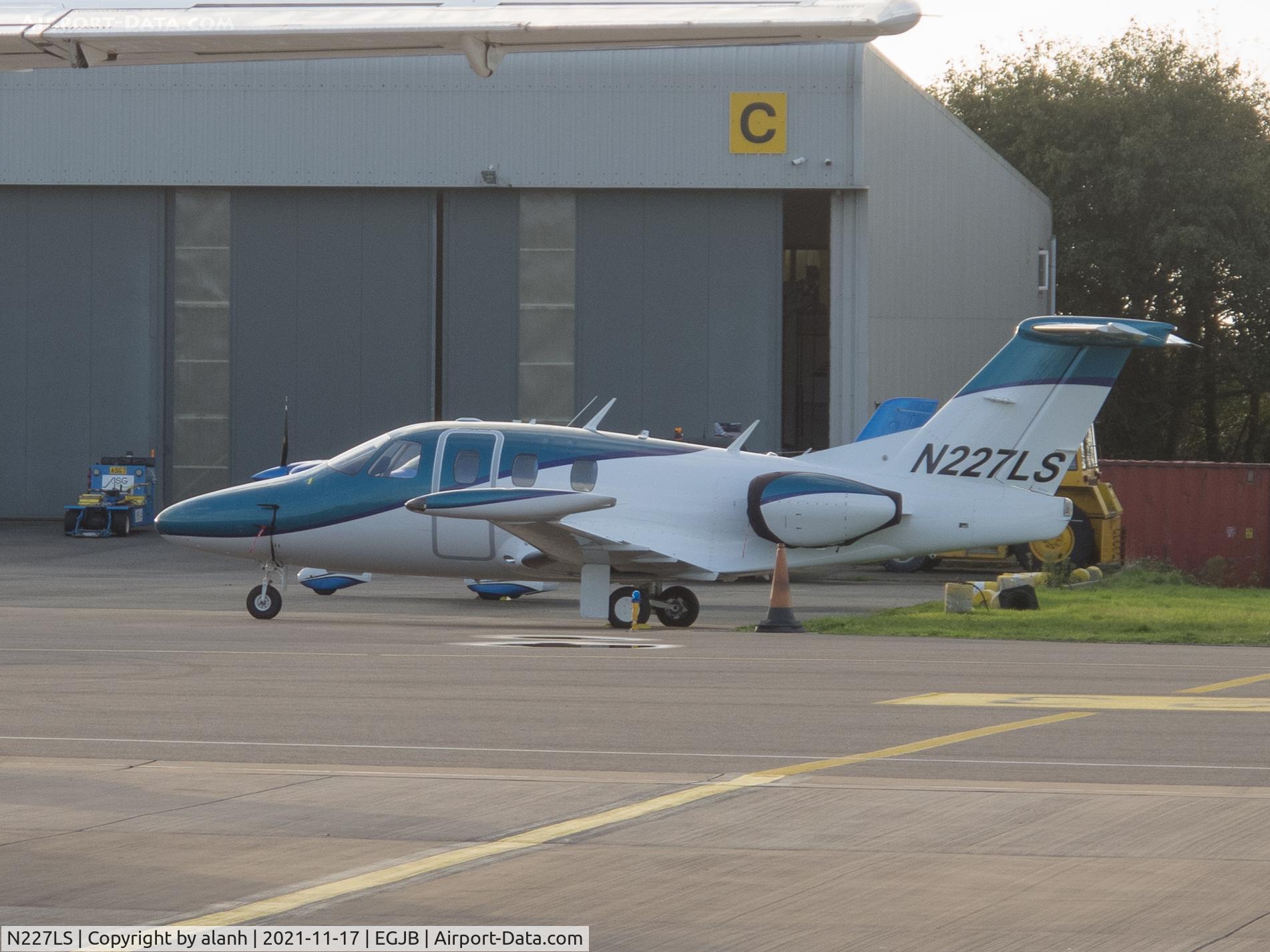 N227LS, 2008 Eclipse Aviation Corp EA500 C/N 000195, Parked at GCI