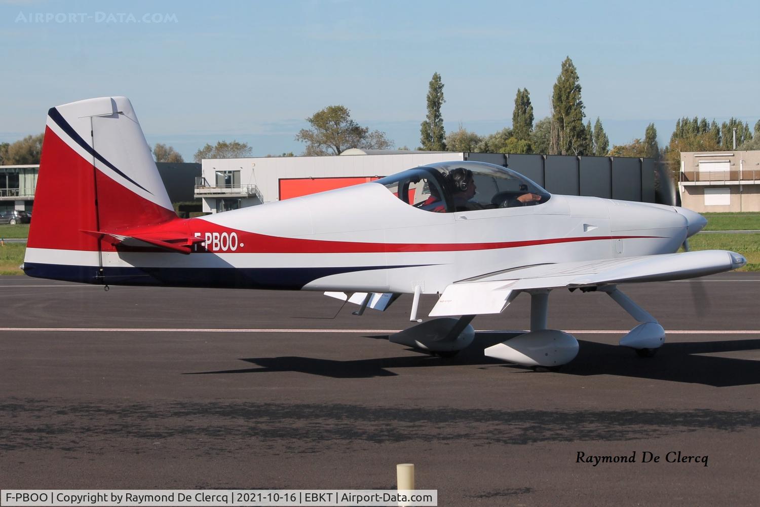 F-PBOO, 2011 Vans RV-7 C/N 72062, Visitor at Wevelgem.