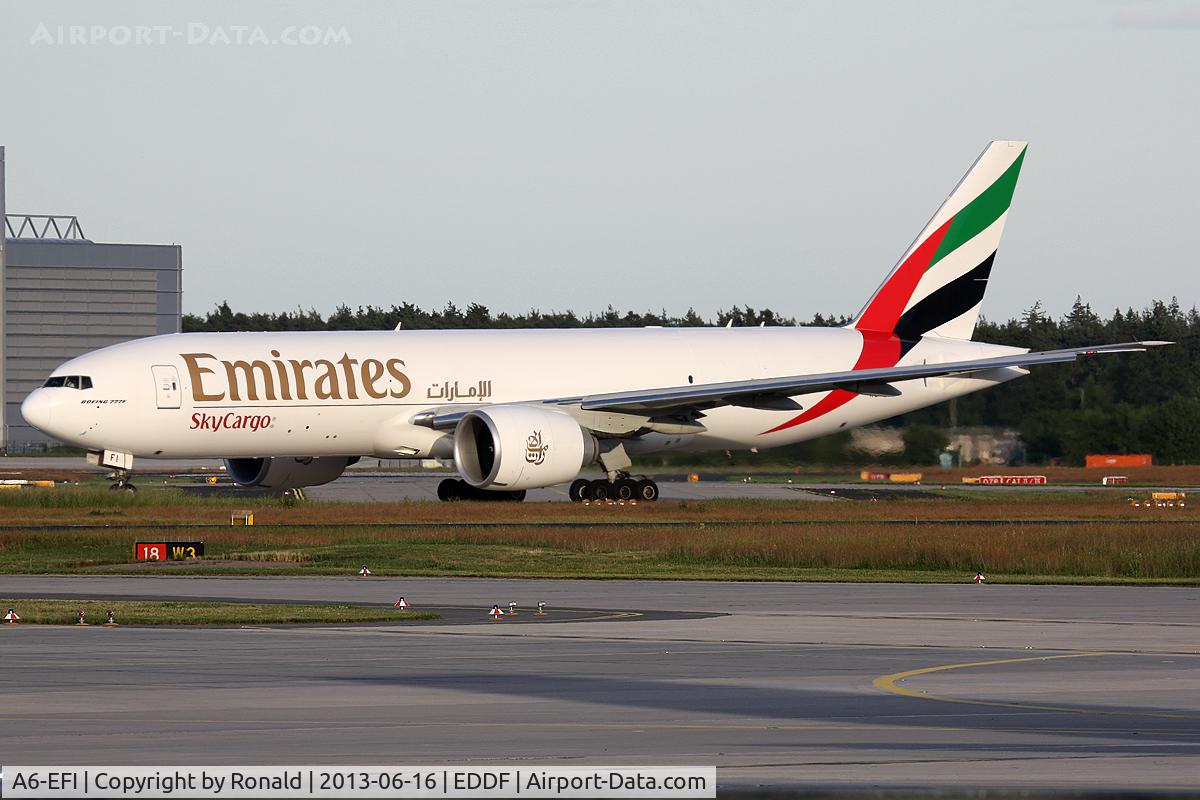 A6-EFI, 2012 Boeing 777-F1H C/N 35609, at fra