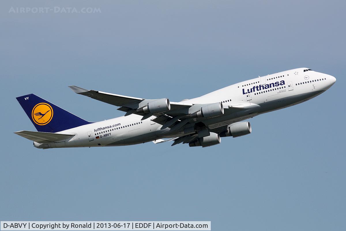 D-ABVY, 2000 Boeing 747-430 C/N 29869, at fra