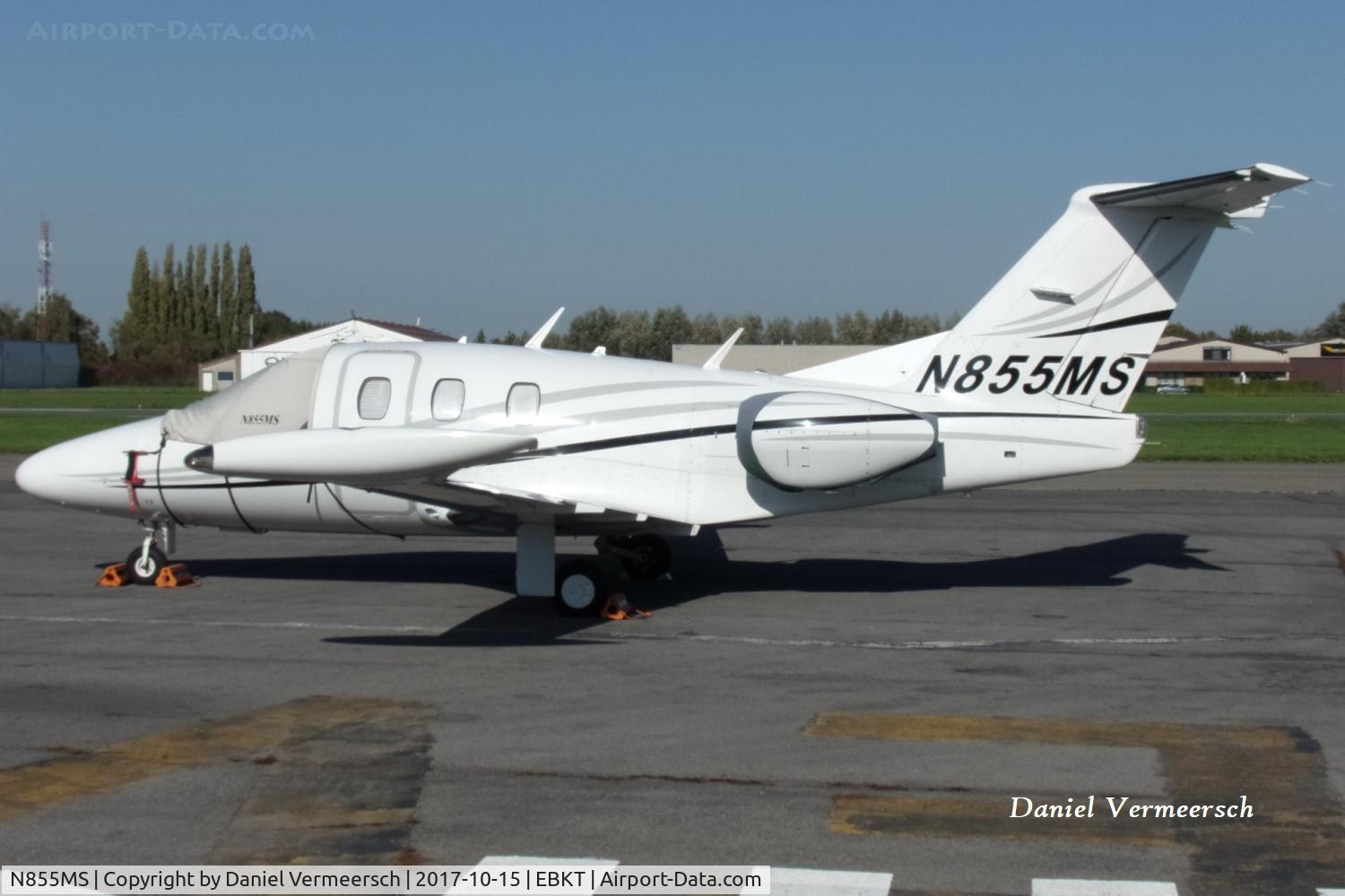 N855MS, 2008 Eclipse Aviation Corp EA500 C/N 000121, At Wevelgem.