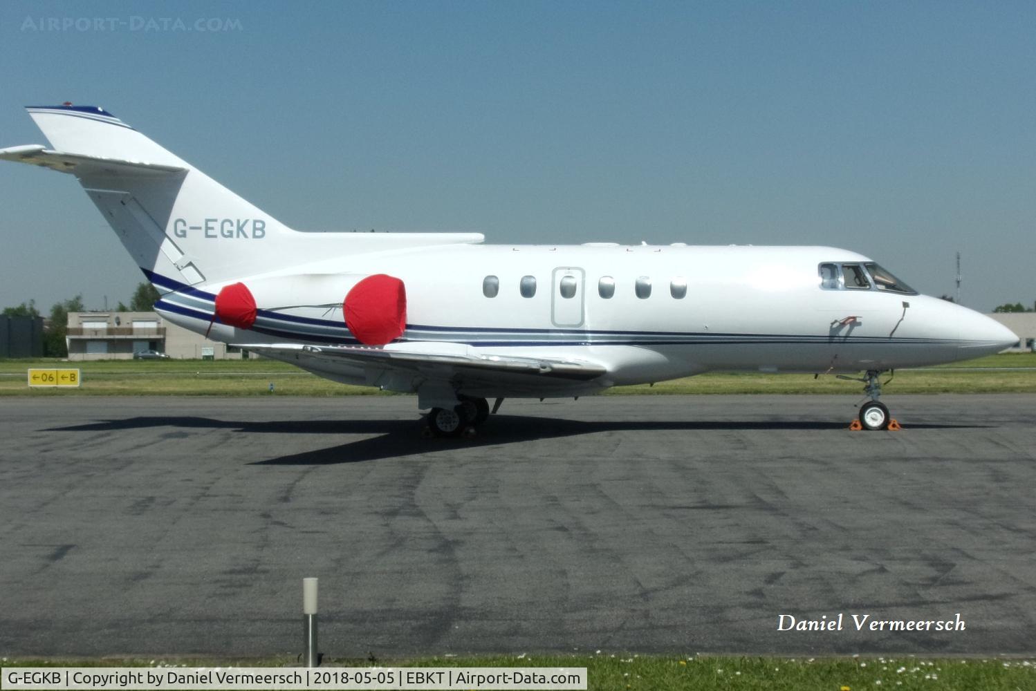 G-EGKB, 1985 British Aerospace BAe.125-800B C/N 258021, Visitor at Wevelgem.