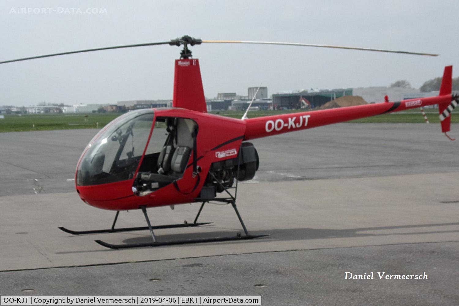 OO-KJT, 2007 Robinson R22 Beta C/N 4157, At Wevelgem.