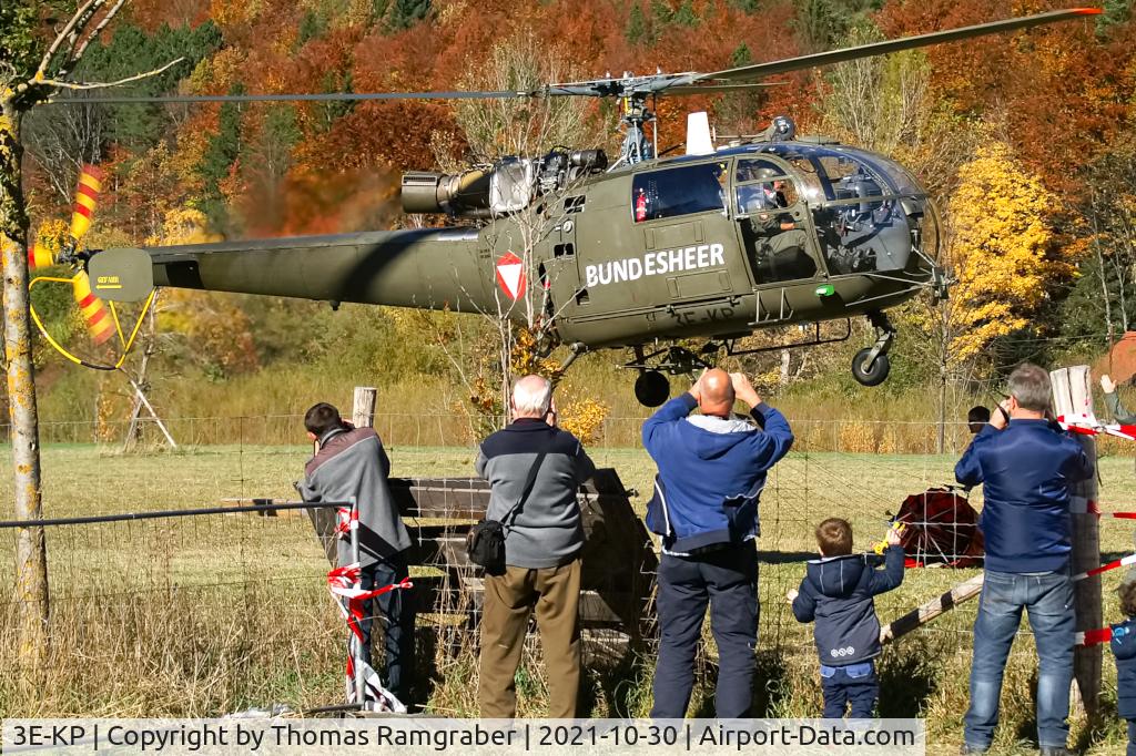 3E-KP, Aérospatiale SA-316B Alouette III C/N 2064, Austria - Air Force Aerospatiale SA-316B Alouette III