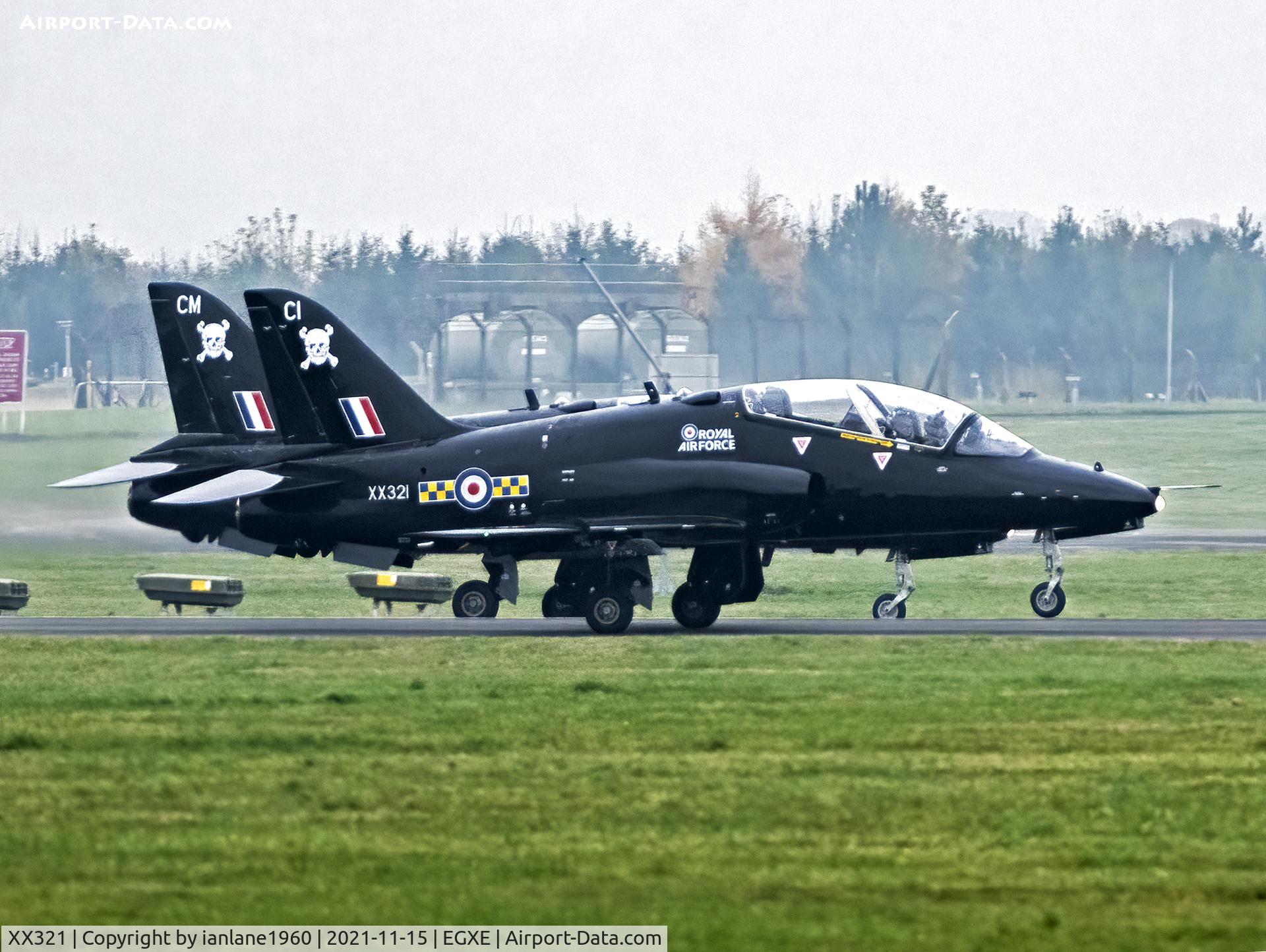 XX321, 1980 Hawker Siddeley Hawk T.1A C/N 164/312146, RAF Leeming