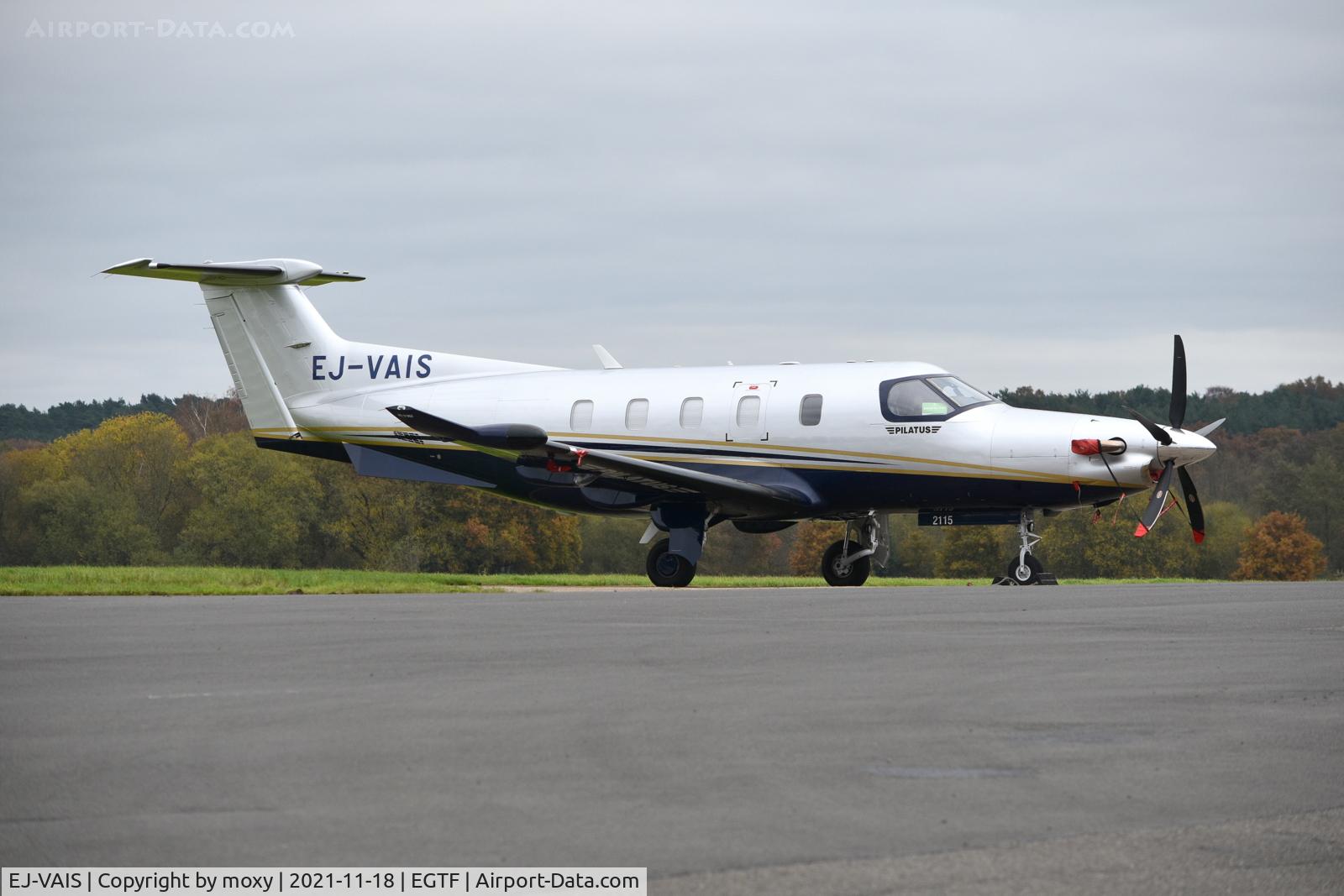 EJ-VAIS, 2021 Pilatus PC-12/47E C/N 2115, Pilatus PC-12/47E at Fairoaks.