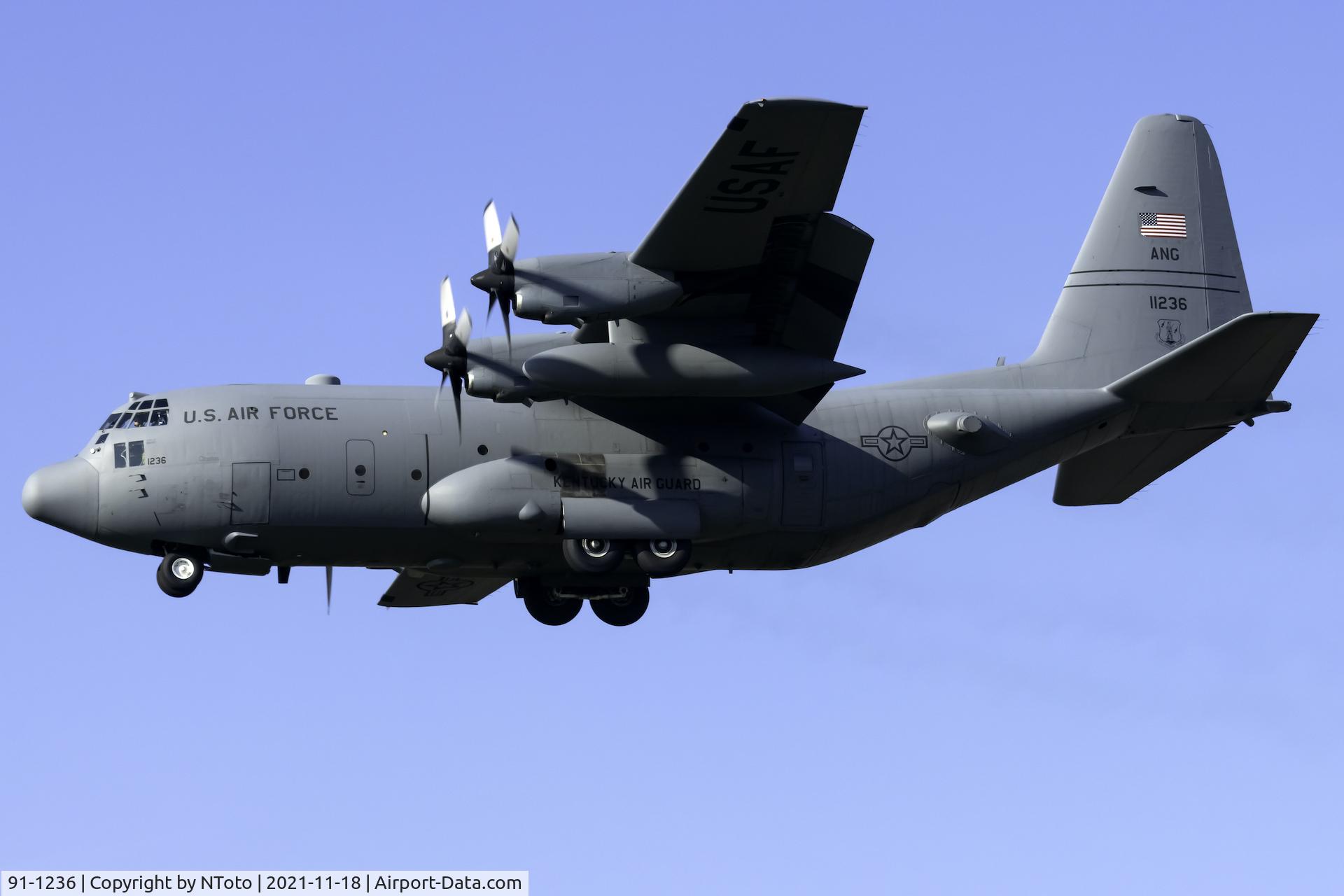91-1236, 1991 Lockheed C-130H Hercules C/N 382-5286, Plane