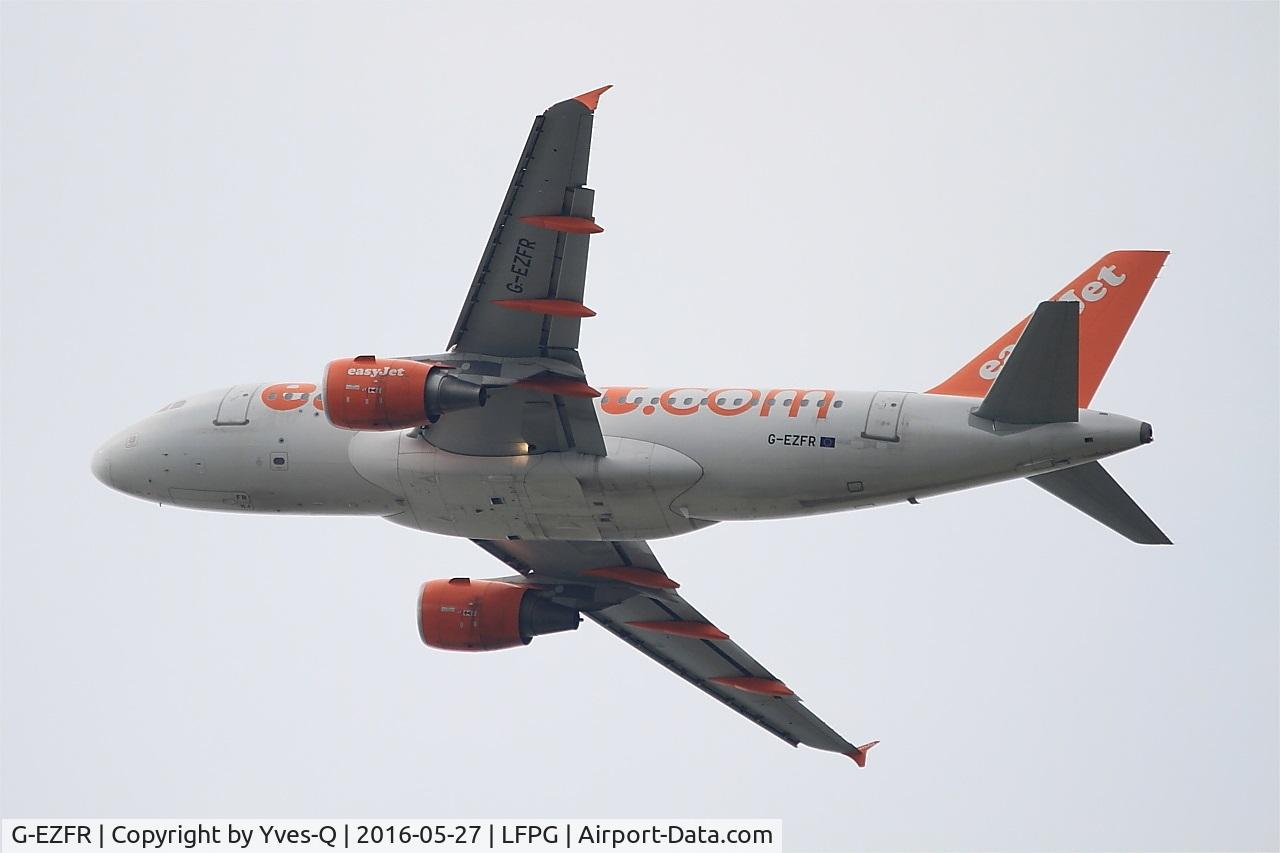 G-EZFR, 2009 Airbus A319-111 C/N 4125, Airbus A319-111, Climbing from rwy 27L, Roissy Charles De Gaulle airport (LFPG-CDG)