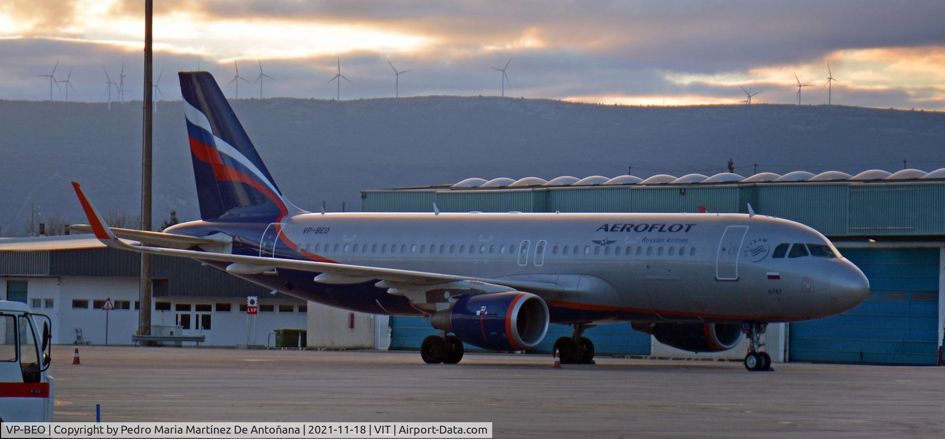 VP-BEO, 2016 Airbus A320-214 C/N 7038, Aeropuerto de Foronda - Vitoria-Gasteiz - Euskadi - España