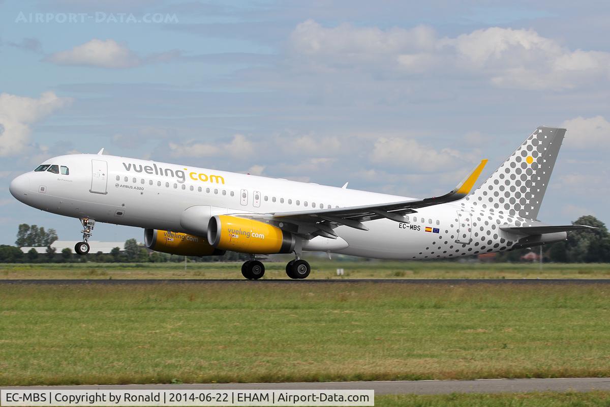 EC-MBS, 2014 Airbus A320-232 C/N 6123, at spl