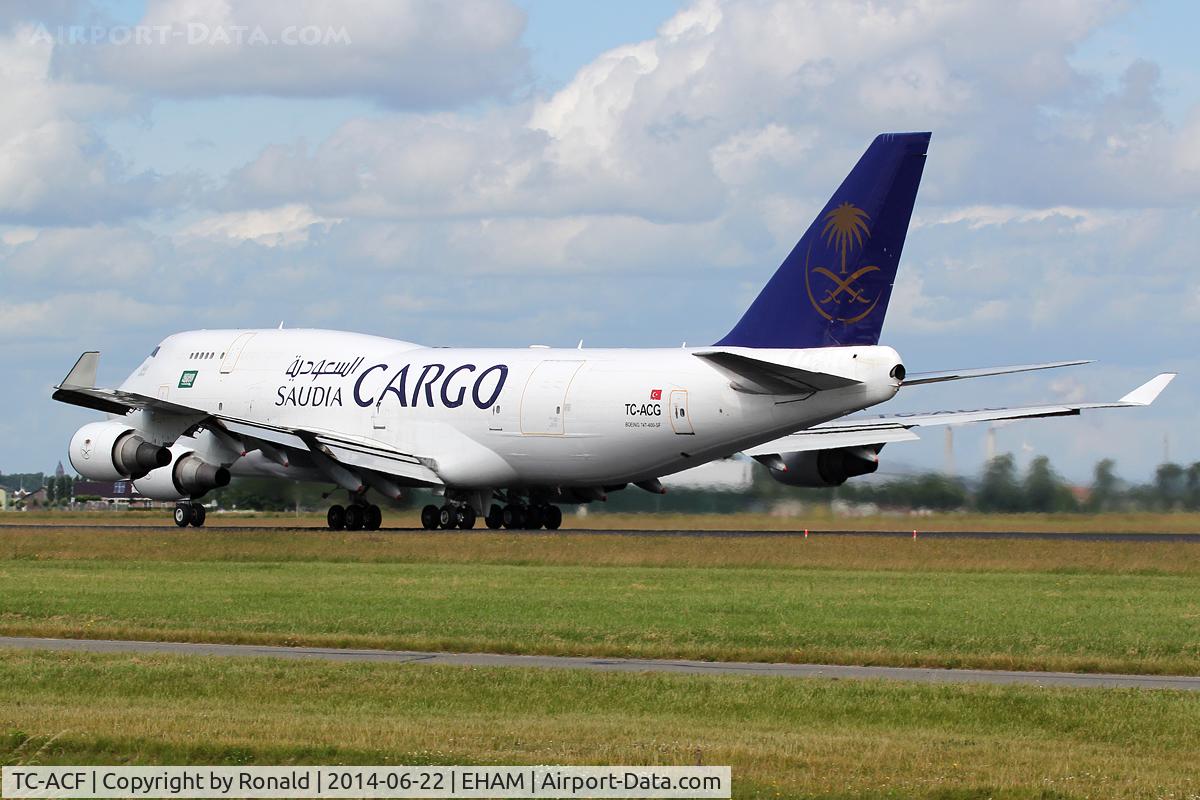 TC-ACF, 1993 Boeing 747-481 C/N 25645, at spl