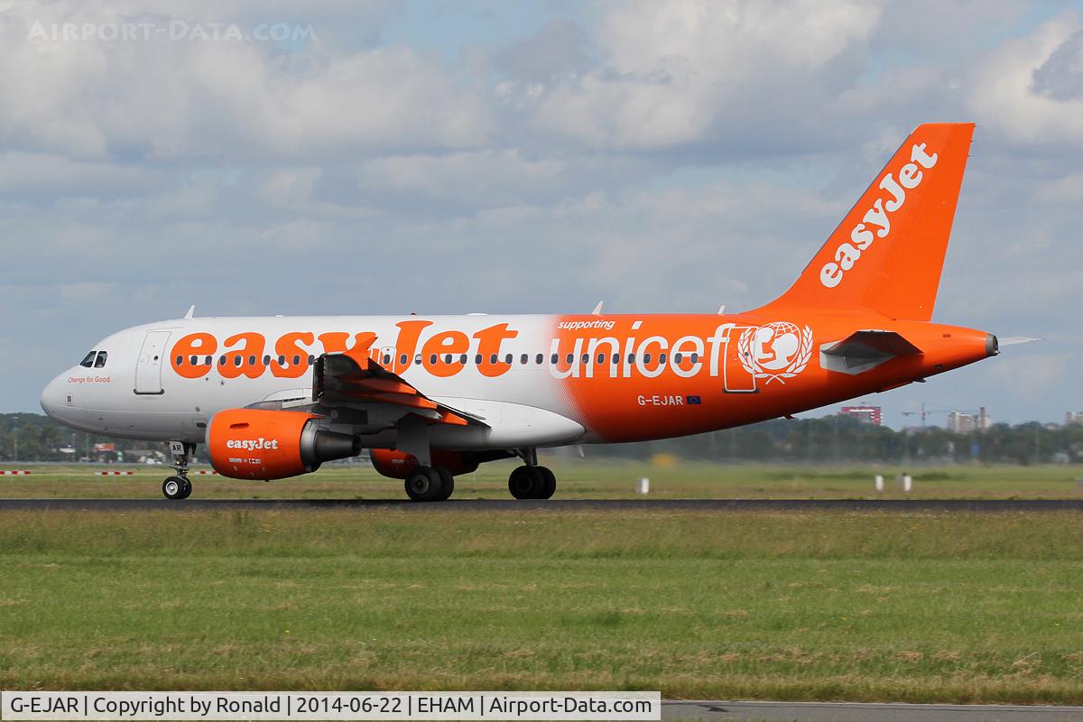 G-EJAR, 2005 Airbus A319-111 C/N 2412, at spl