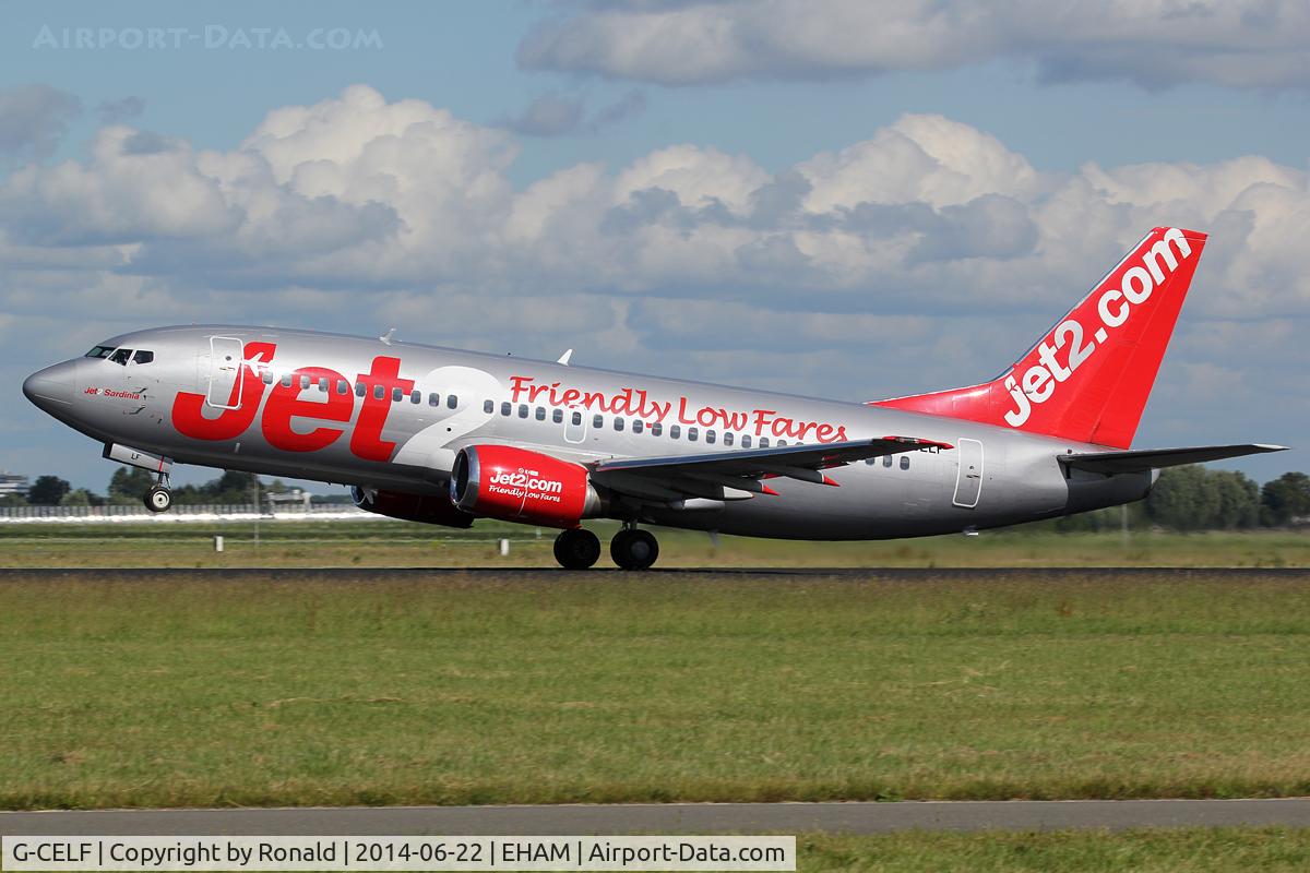 G-CELF, 1988 Boeing 737-377 C/N 24302, at spl