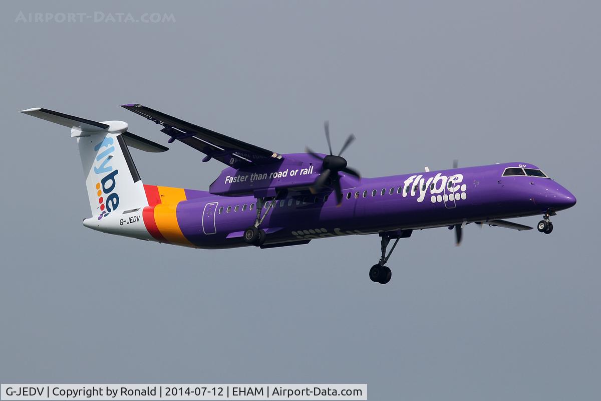 G-JEDV, 2004 De Havilland Canada DHC-8-402Q Dash 8 C/N 4090, at spl