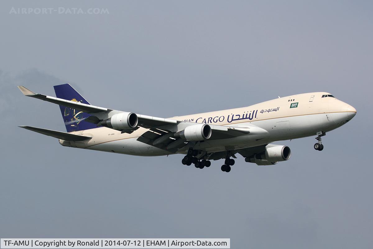 TF-AMU, 1999 Boeing 747-48EF/SCD C/N 27603, at spl