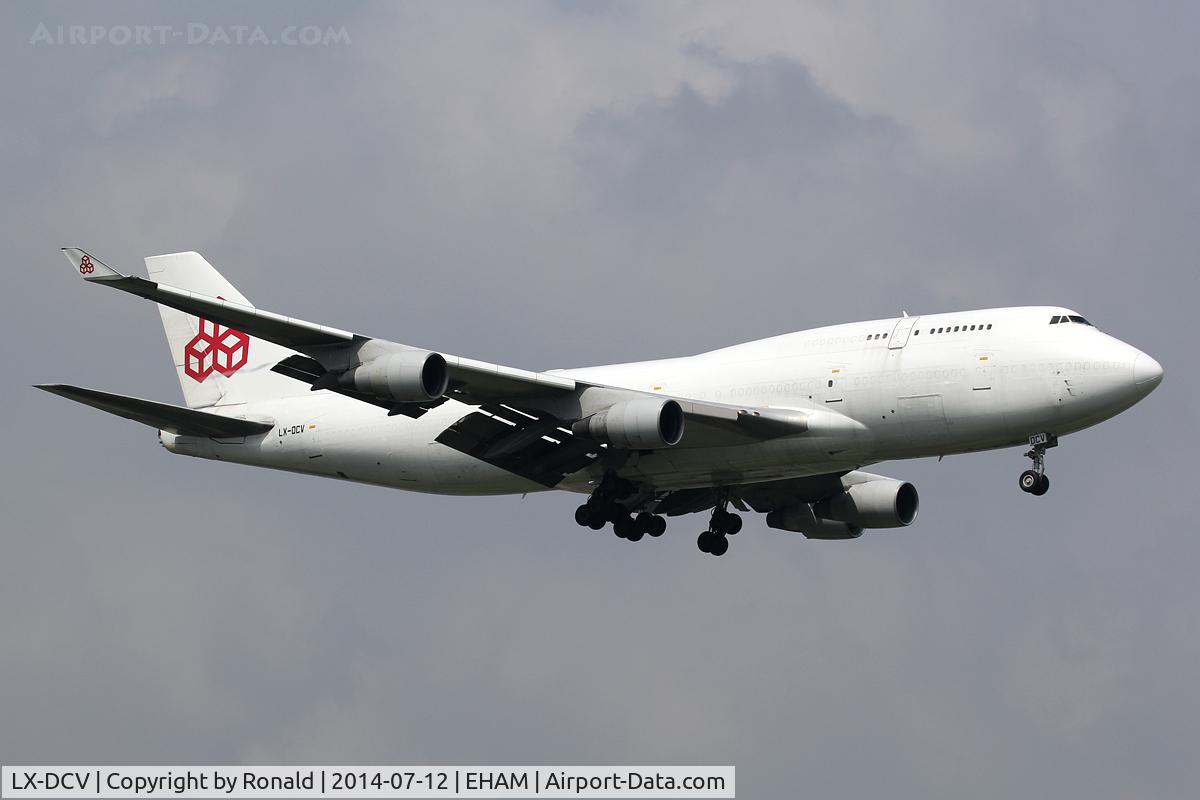 LX-DCV, 1990 Boeing 747-4B5F/SCD C/N 24619, at spl