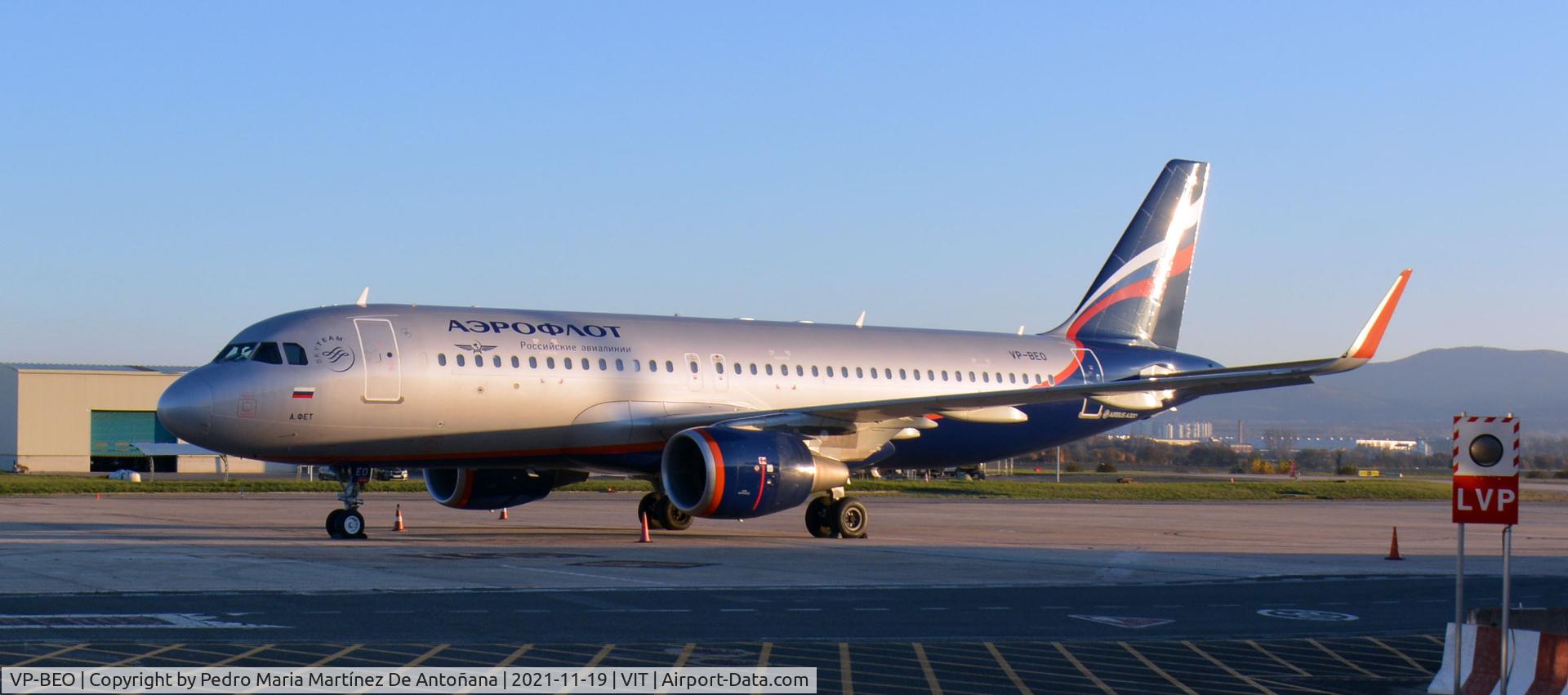 VP-BEO, 2016 Airbus A320-214 C/N 7038, Aeropuerto de Foronda - Vitoria-Gasteiz - Euskadi - España