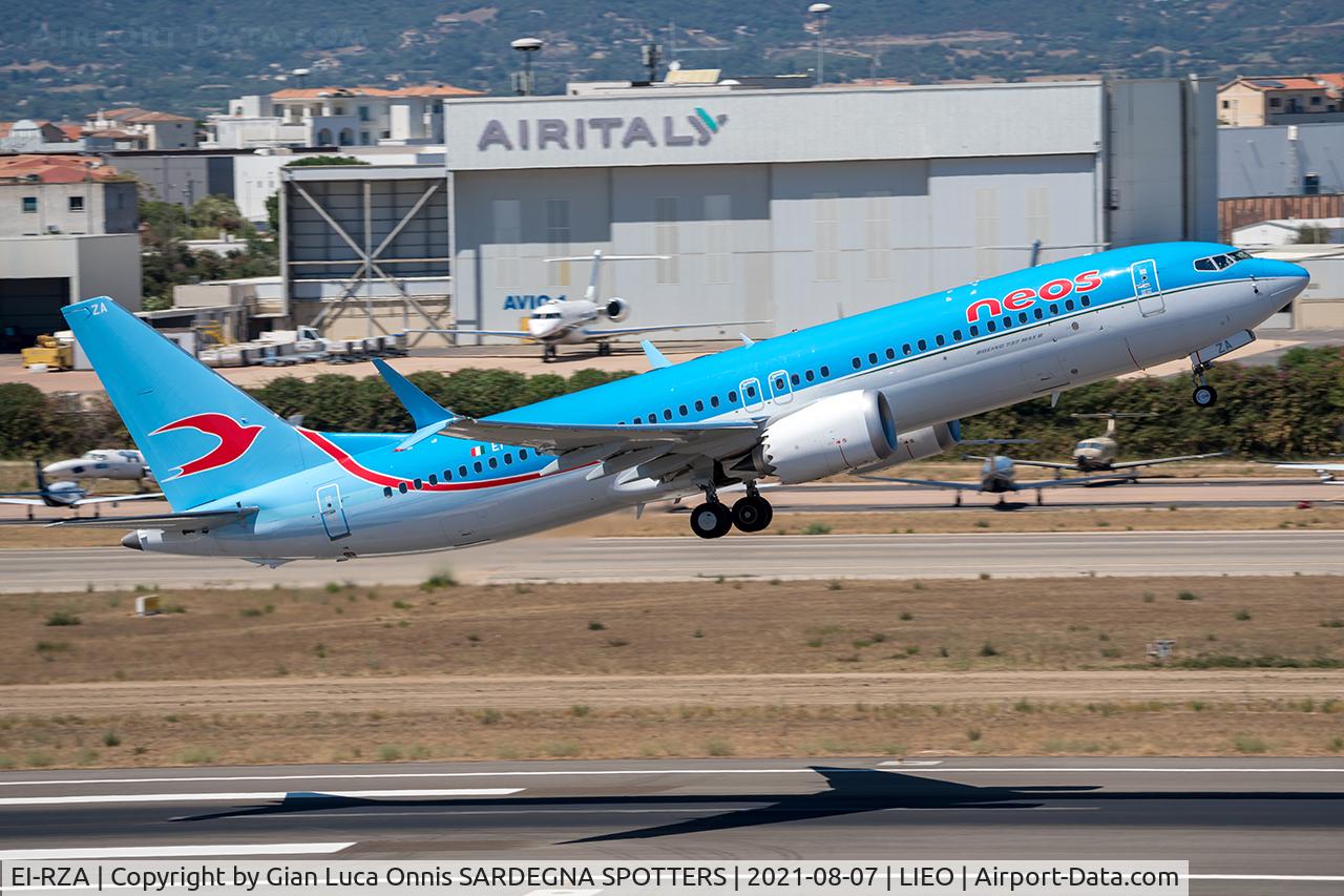 EI-RZA, 2019 Boeing 737-8 MAX C/N 62869, Decollo
