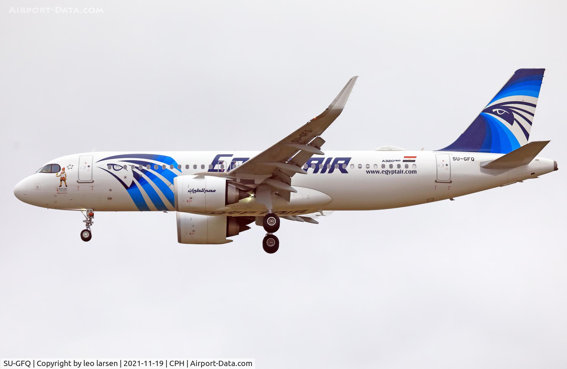 SU-GFQ, 2020 Airbus A320-251N C/N 10072, Copenhagen 19.11.2021