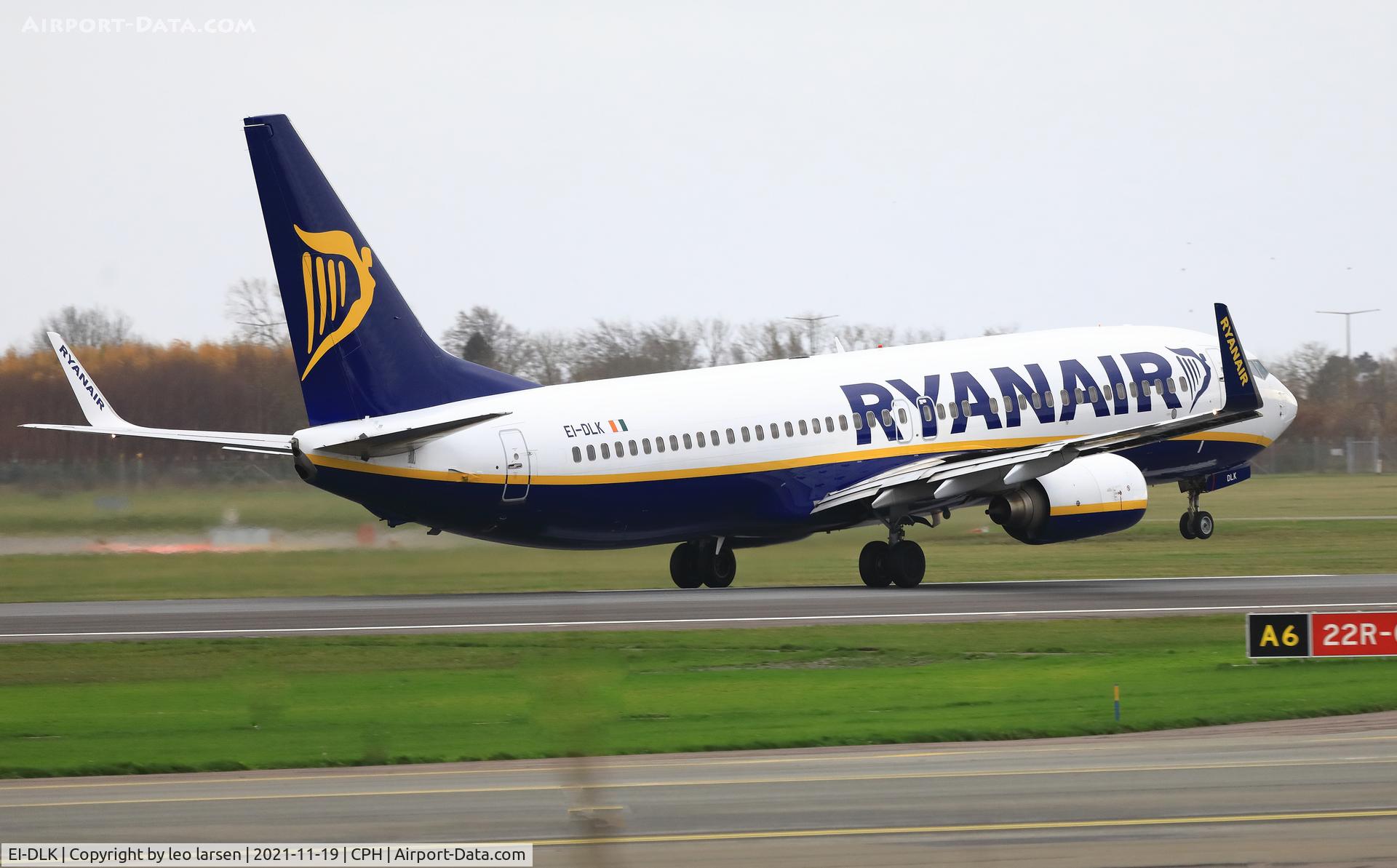 EI-DLK, 2006 Boeing 737-8AS C/N 33592, Copenhagen 19.11.2021
