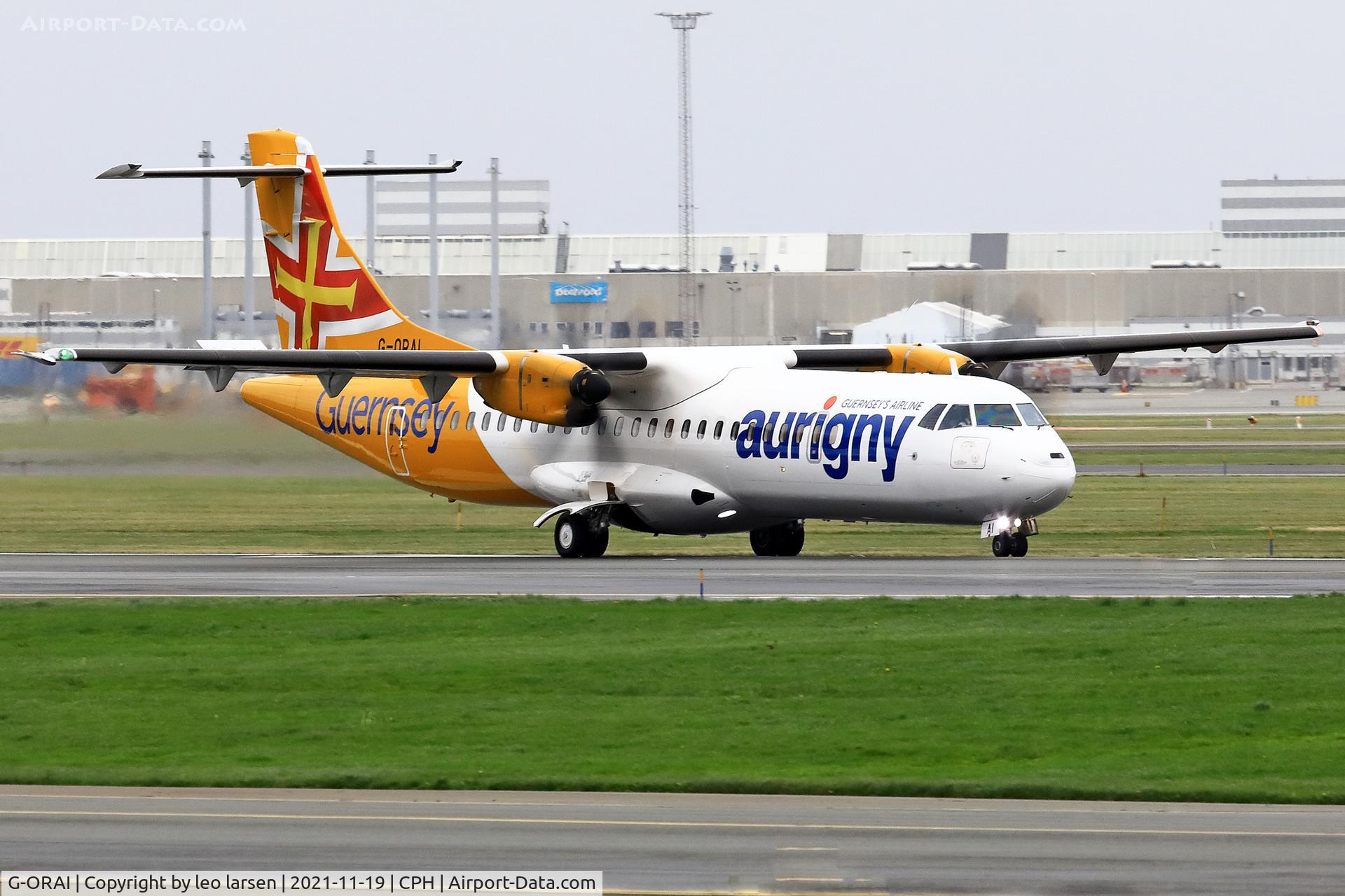 G-ORAI, 2019 ATR 72-212A C/N 1599, Copenhagen 19-11-2021