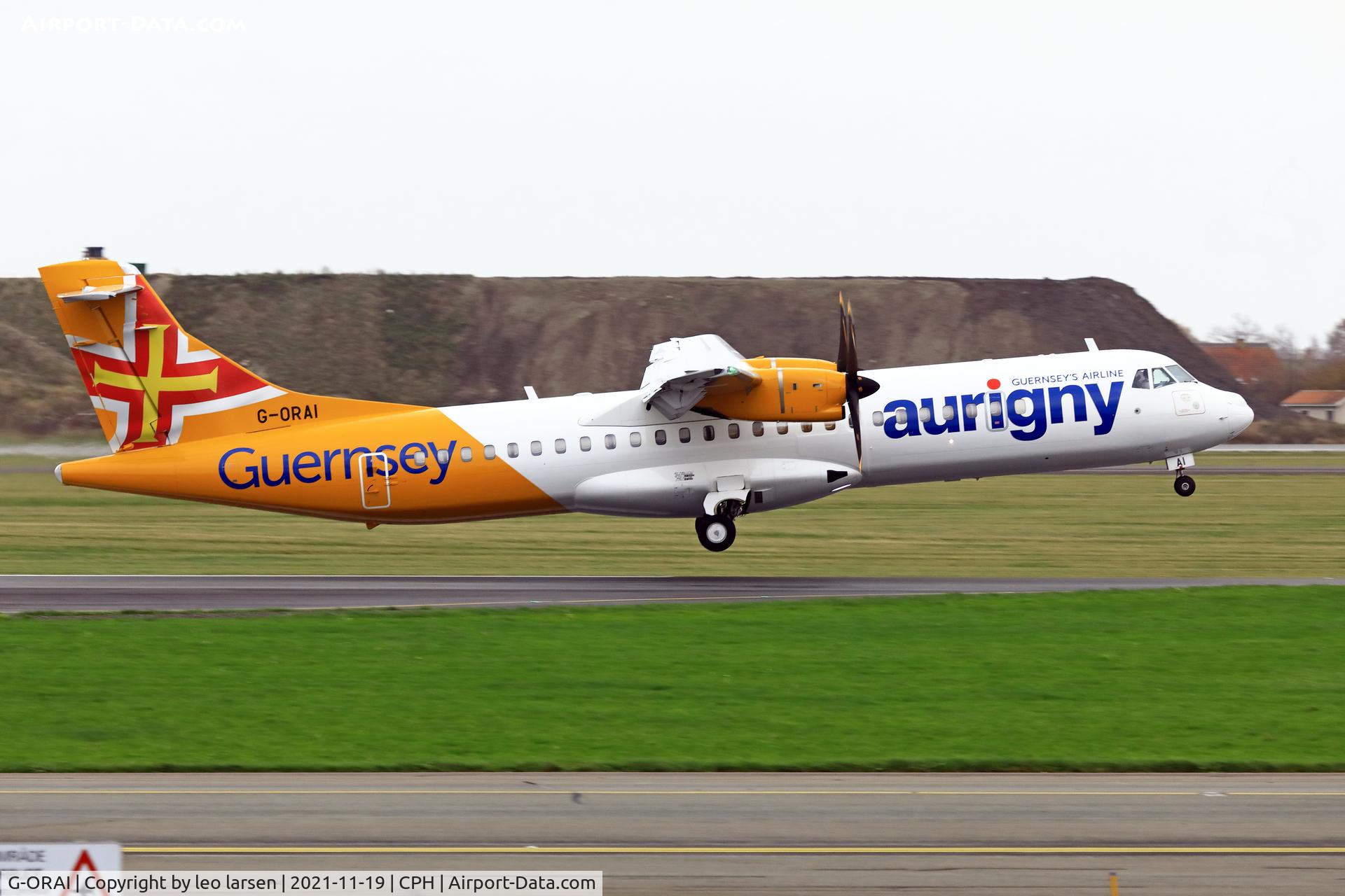 G-ORAI, 2019 ATR 72-212A C/N 1599, Copenhagen 19.11.20121