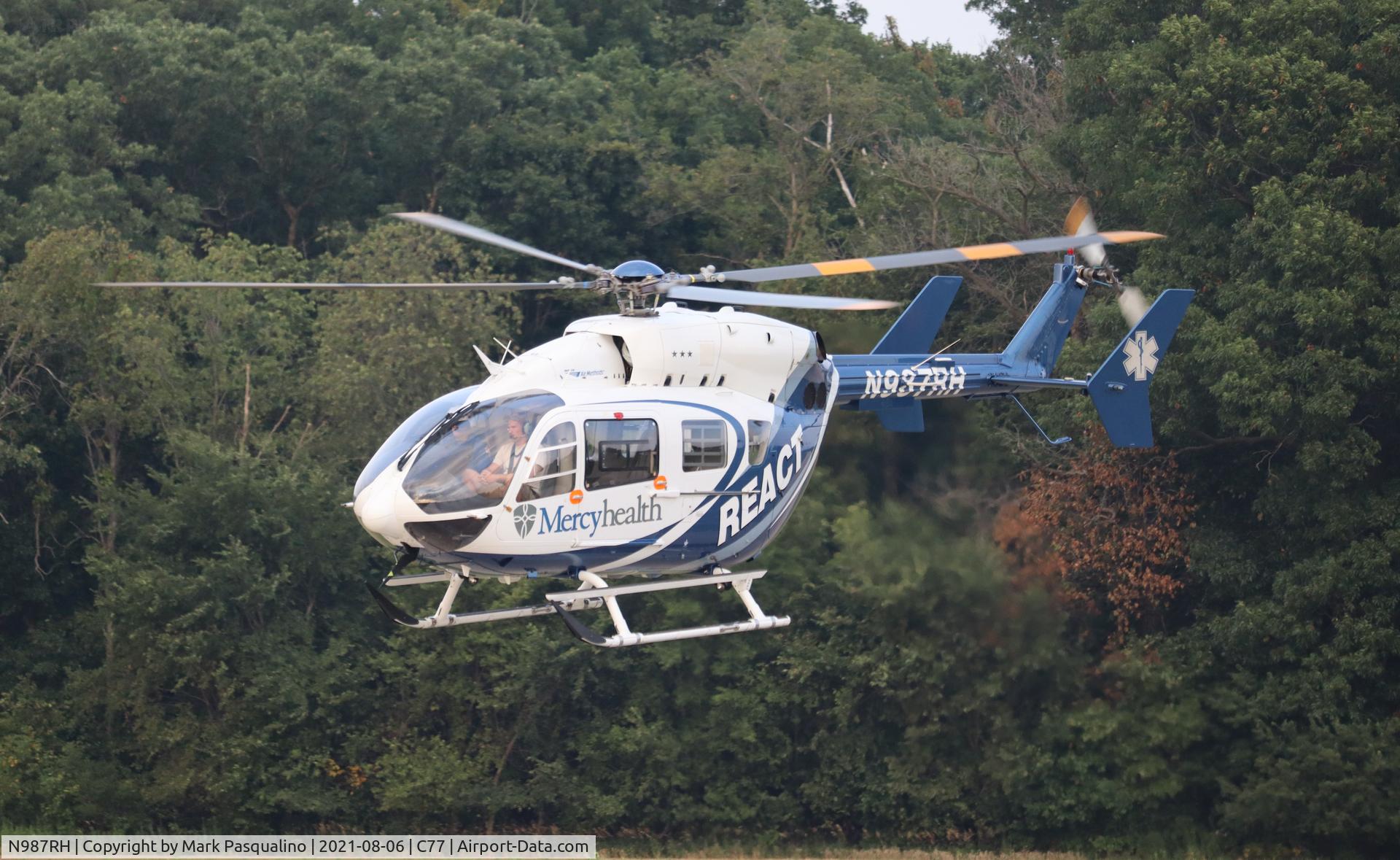 N987RH, 2007 Eurocopter MBB-BK 117 C-2 C/N 9141, Eurocopter MBB-BK 117 C-2
