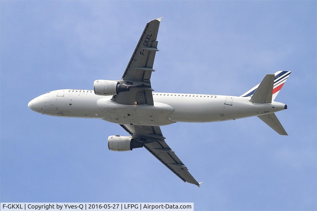 F-GKXL, 2006 Airbus A320-214 C/N 2705, Airbus A320-214, Climbing from rwy 27L, Roissy Charles De Gaulle airport (LFPG-CDG)