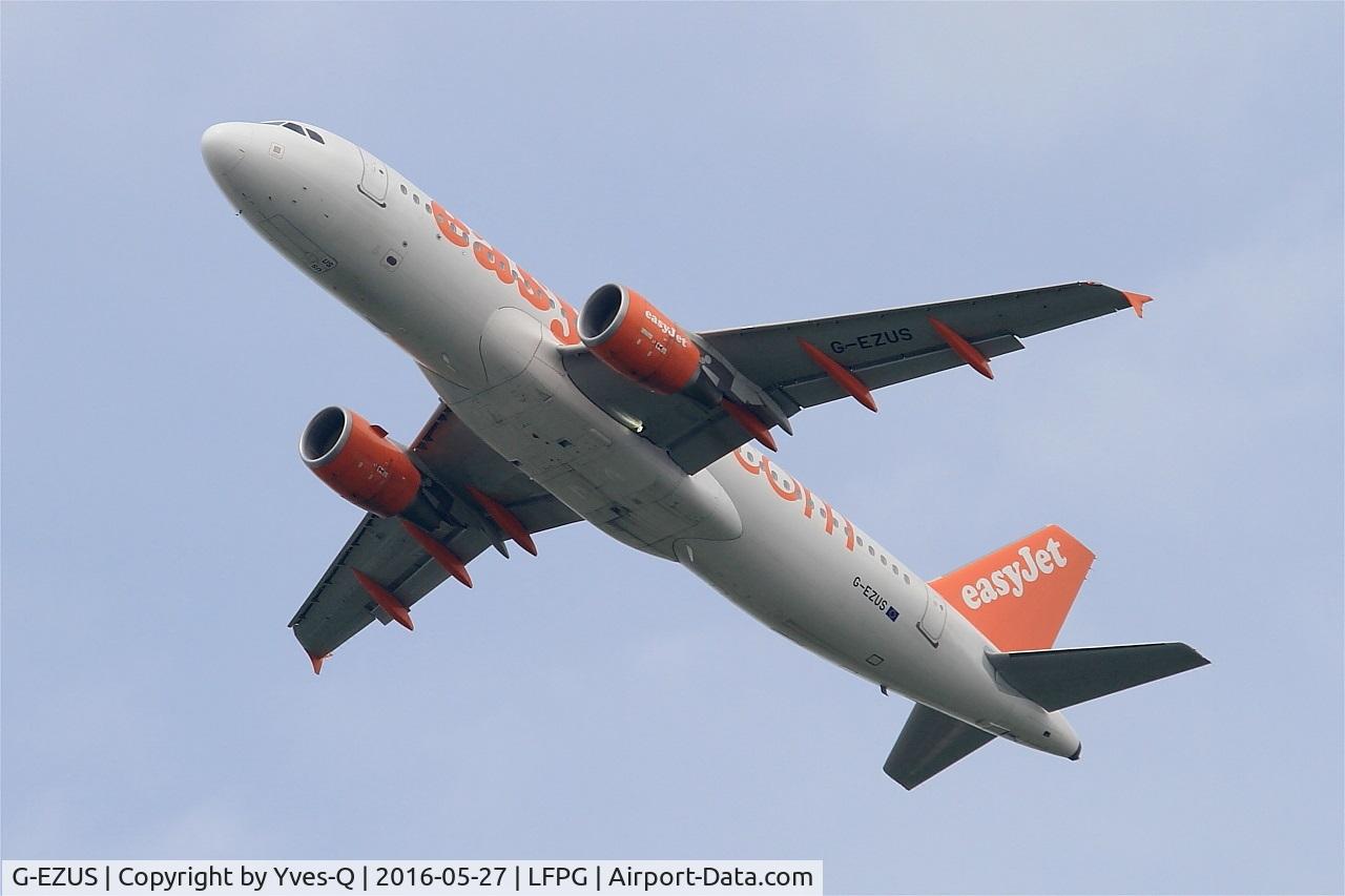 G-EZUS, 2012 Airbus A320-214 C/N 5104, Airbus A320-214, Climbing from rwy 27L, Roissy Charles De Gaulle airport (LFPG-CDG)