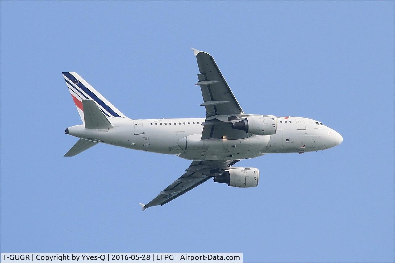 F-GUGR, 2007 Airbus A318-111 C/N 3009, Airbus A318-111, Climbing from rwy 06R, Roissy Charles De Gaulle airport (LFPG-CDG)