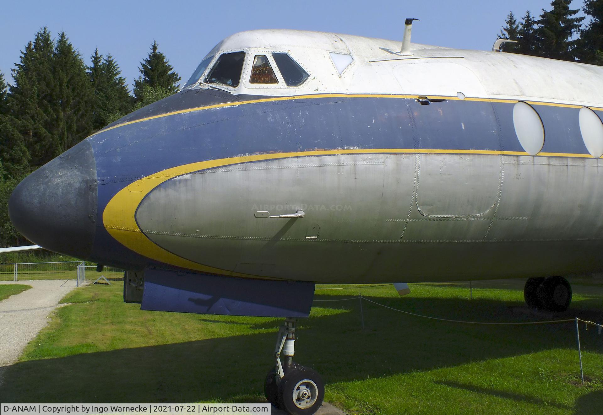 D-ANAM, 1959 Vickers Viscount 814 C/N 368, Vickers Viscount 814 at the Flugausstellung P. Junior, Hermeskeil