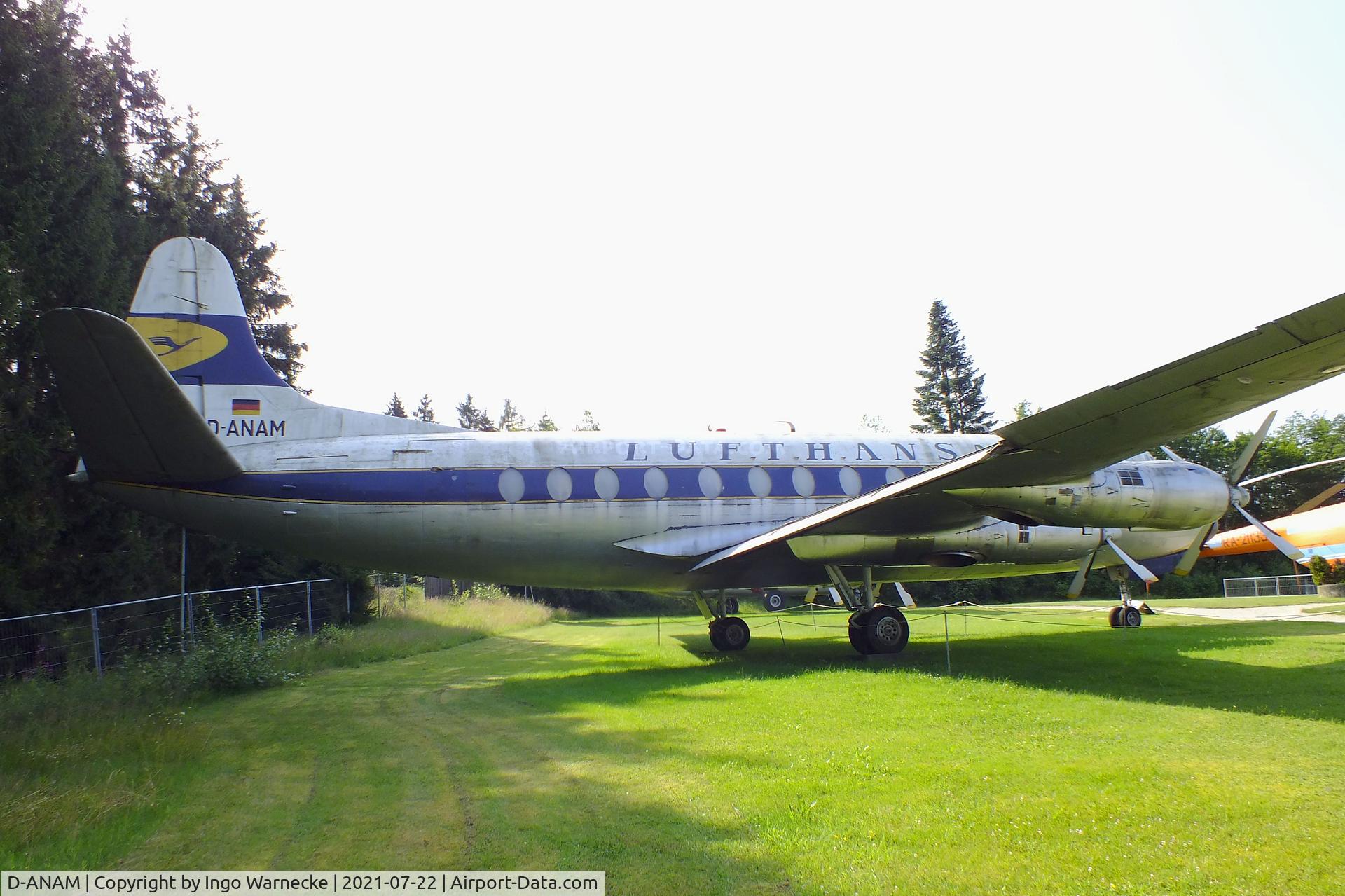 D-ANAM, 1959 Vickers Viscount 814 C/N 368, Vickers Viscount 814 at the Flugausstellung P. Junior, Hermeskeil