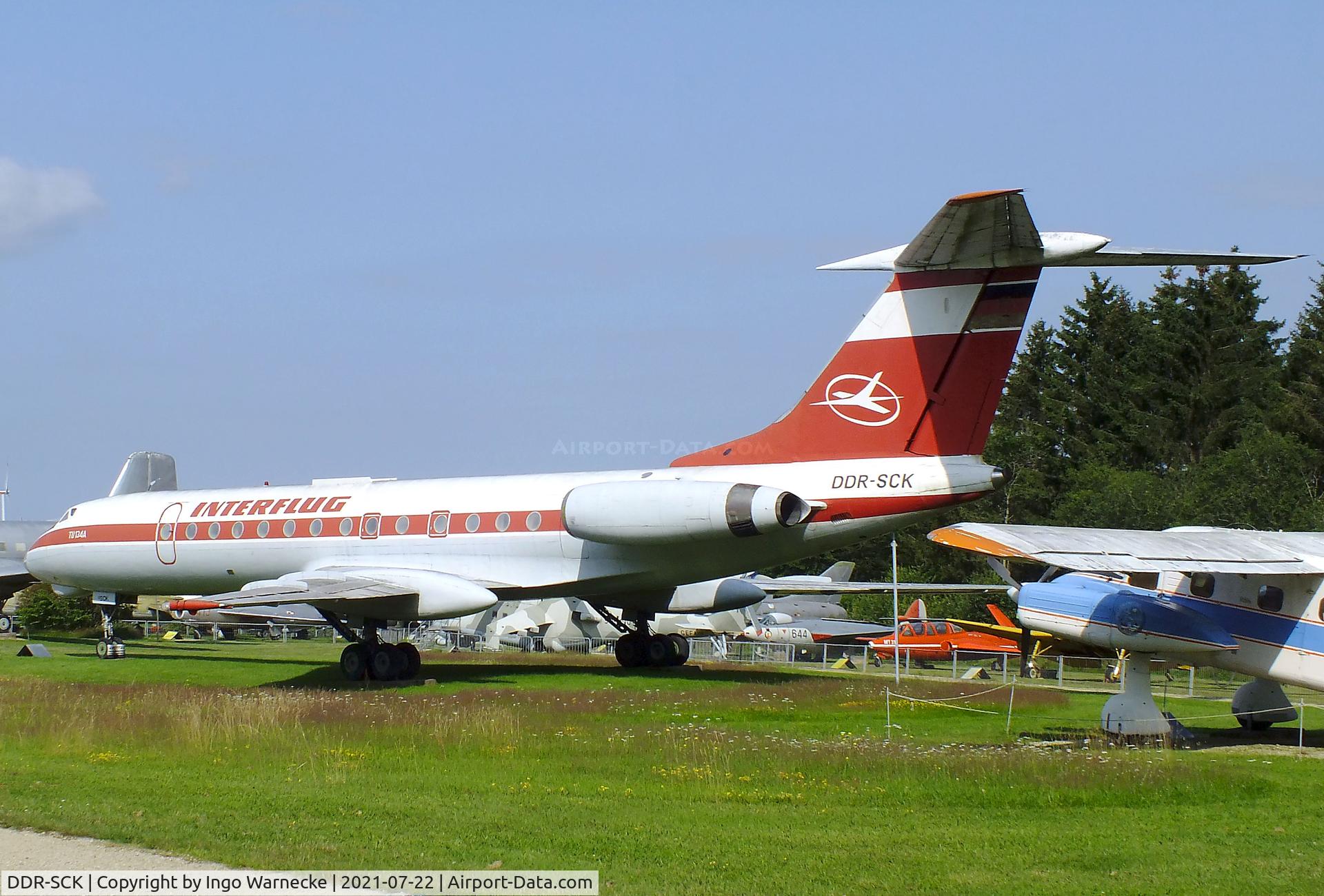 DDR-SCK, 1971 Tupolev TU-134AK C/N 1351304, Tupolev Tu-134AK CRUSTY at the Flugausstellung P. Junior, Hermeskeil