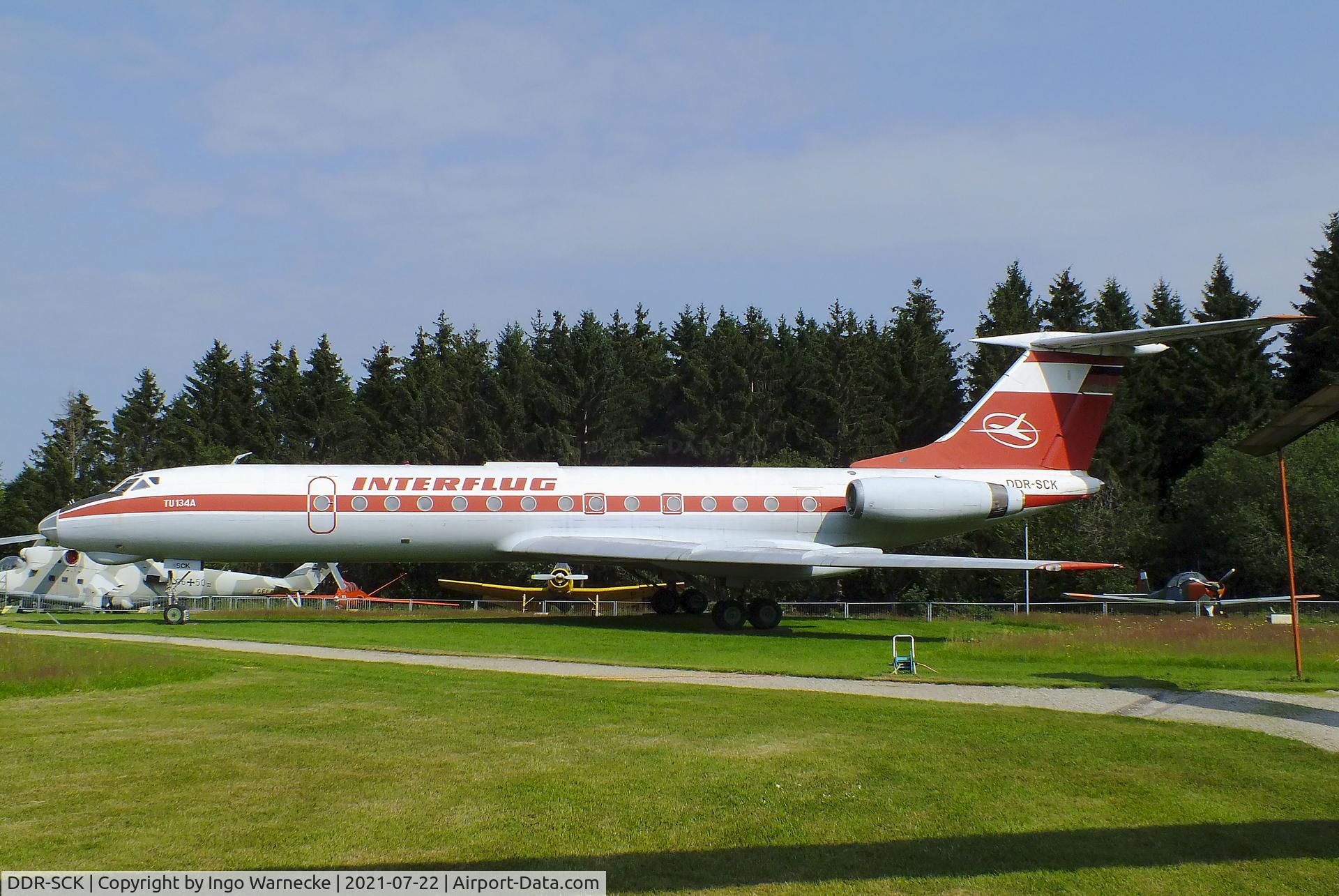 DDR-SCK, 1971 Tupolev TU-134AK C/N 1351304, Tupolev Tu-134AK CRUSTY at the Flugausstellung P. Junior, Hermeskeil