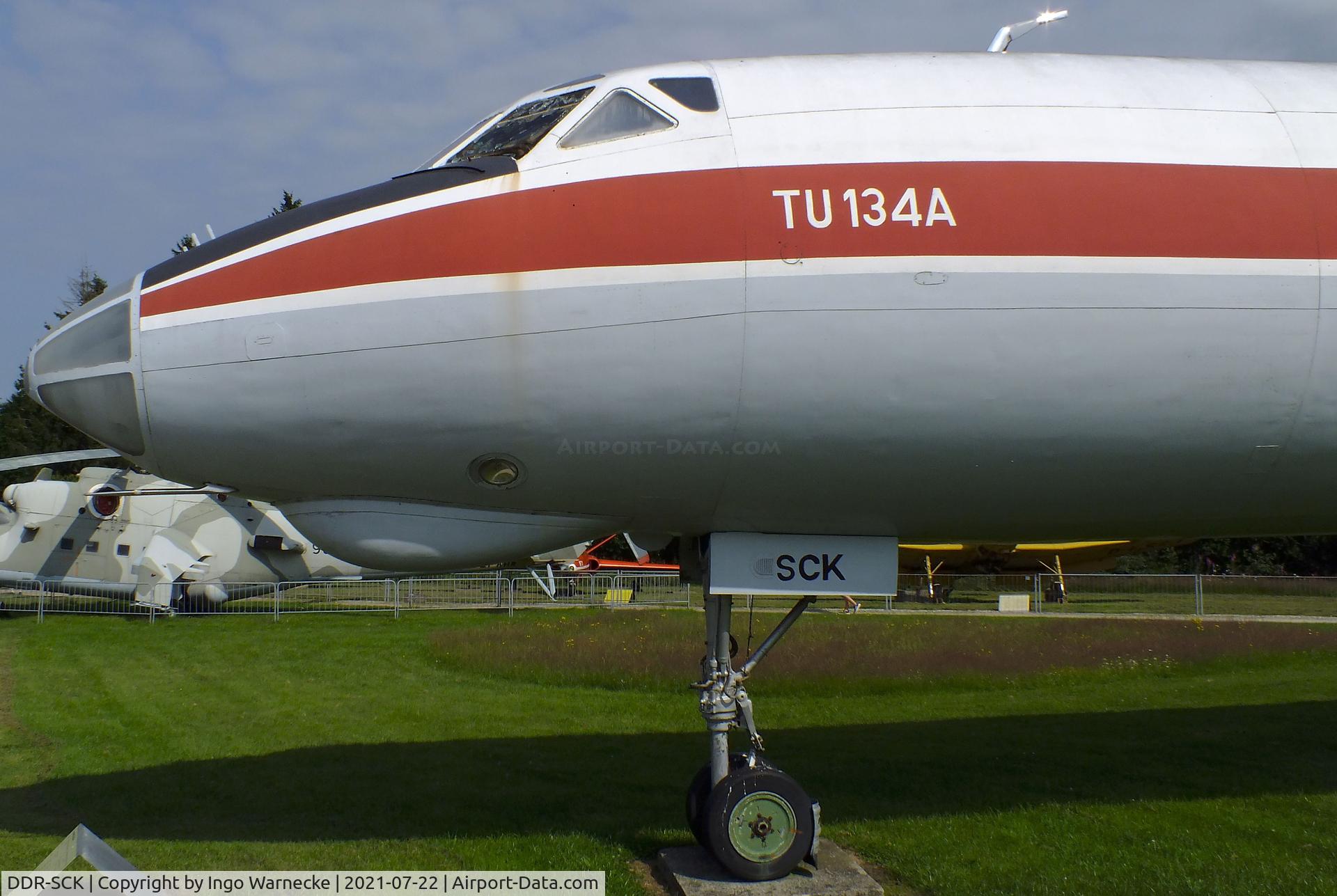DDR-SCK, 1971 Tupolev TU-134AK C/N 1351304, Tupolev Tu-134AK CRUSTY at the Flugausstellung P. Junior, Hermeskeil