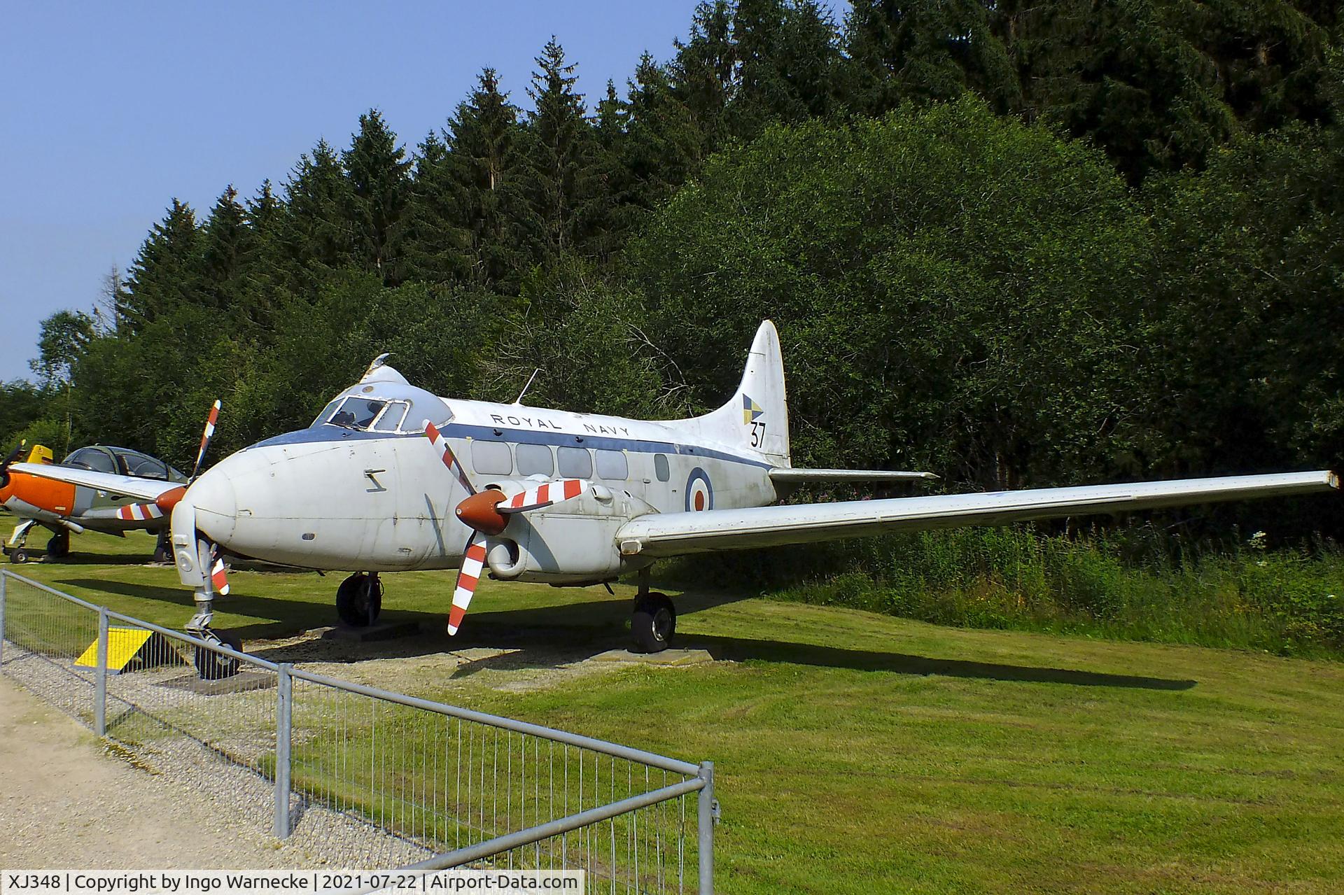 XJ348, 1955 De Havilland DH-104 Sea Devon C.20 C/N 04406, De Havilland D.H.104 Sea Devon C20 at the Flugausstellung P. Junior, Hermeskeil